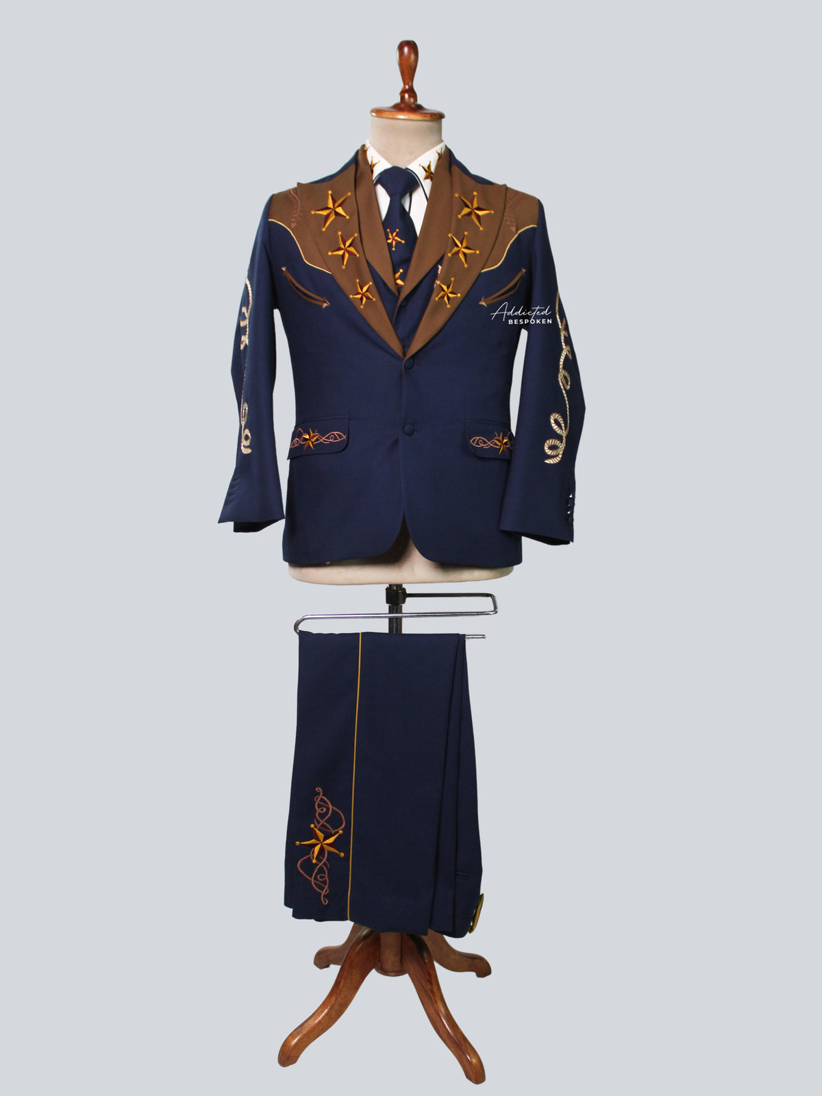 Navy Blue Wedding Suit Addicted Bespoken