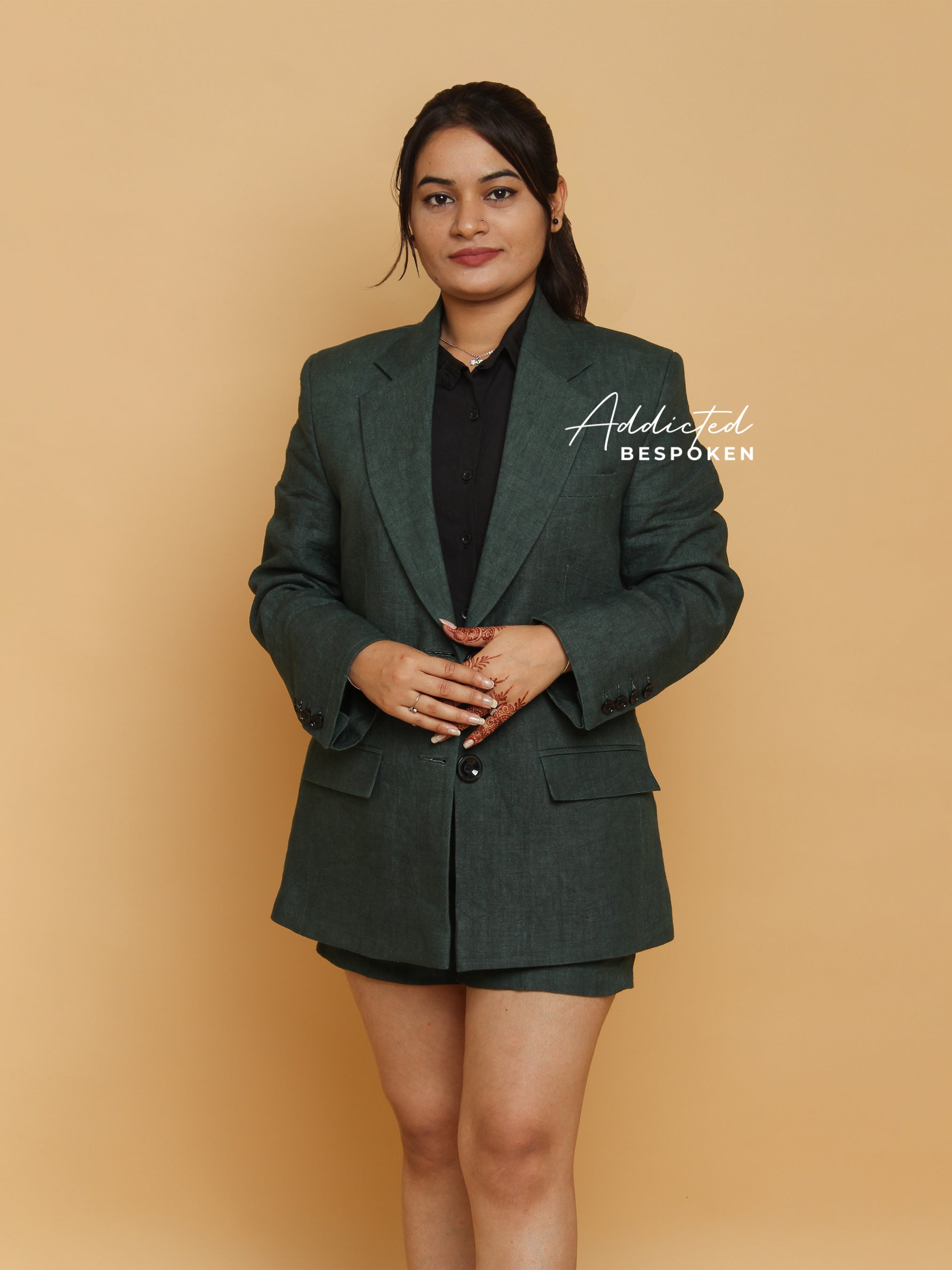 Formal Dark  Green Suit