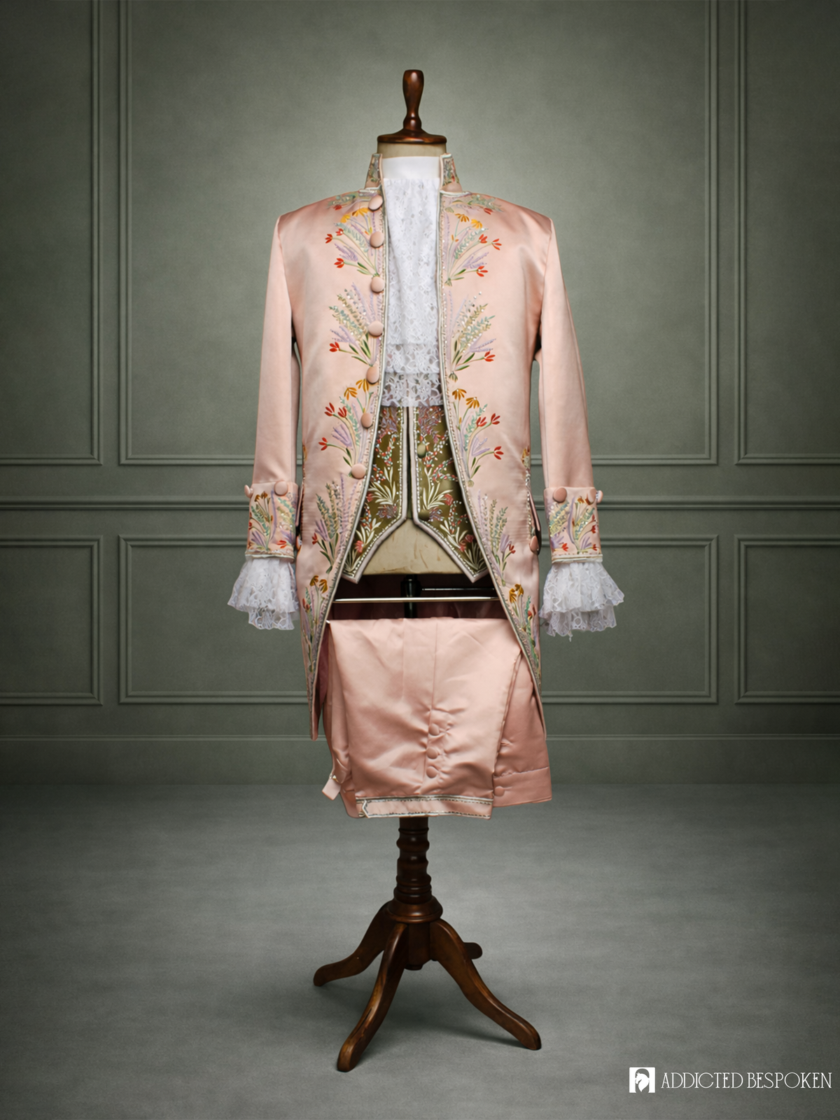Ornate Blossom Rococo Suit | Addicted Bespoken