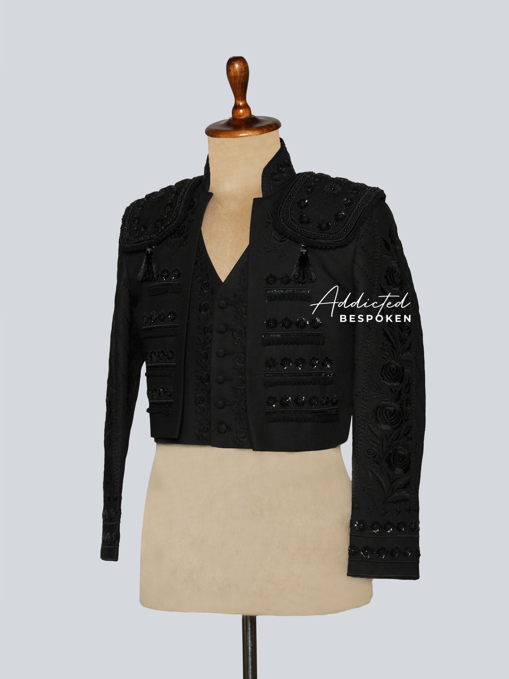 Black Embroidered Matador Costume Addicted Bespoken