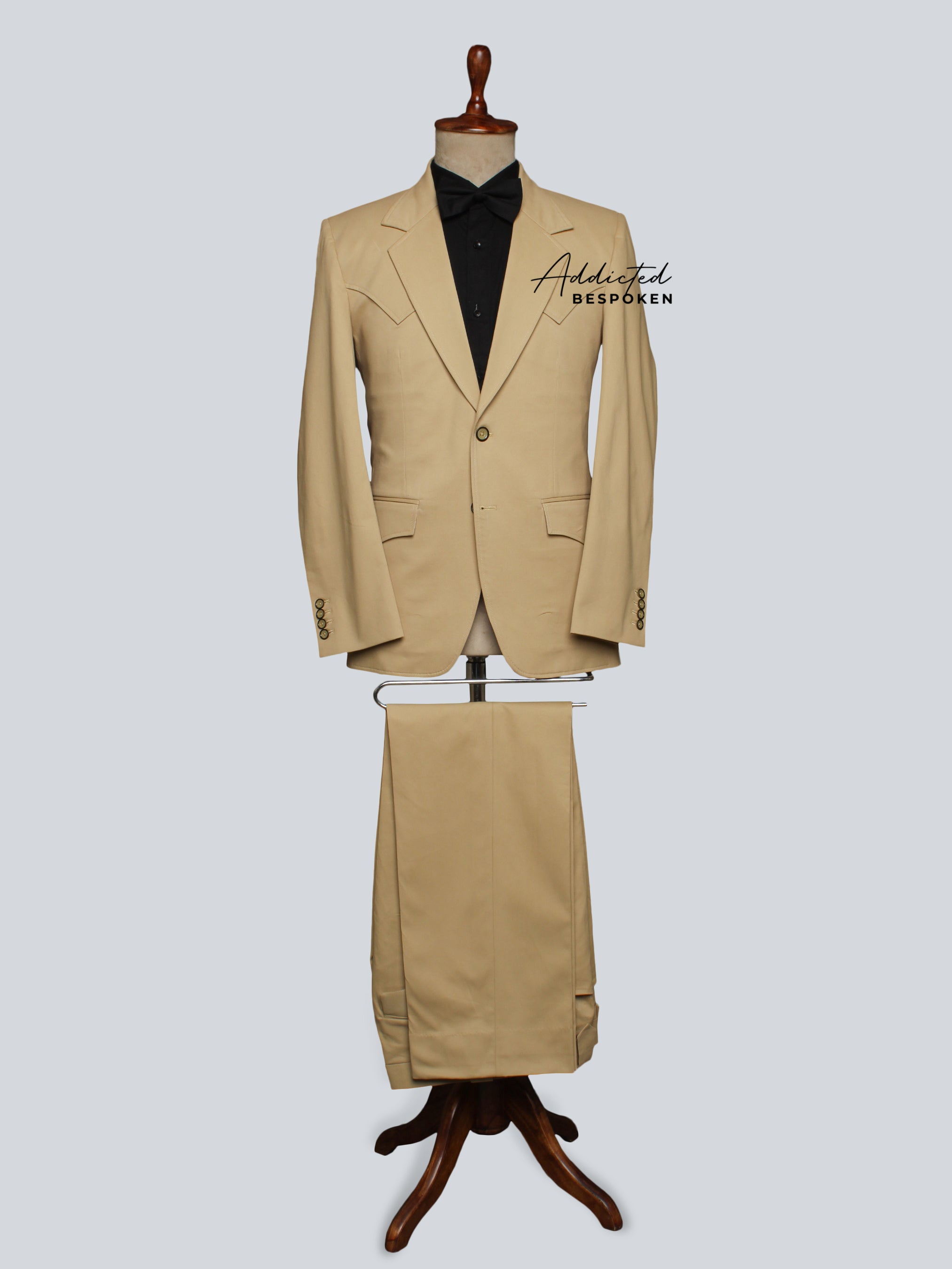 1930s Vintage Desert Sand Tailored Suit | Addicted Bespoken