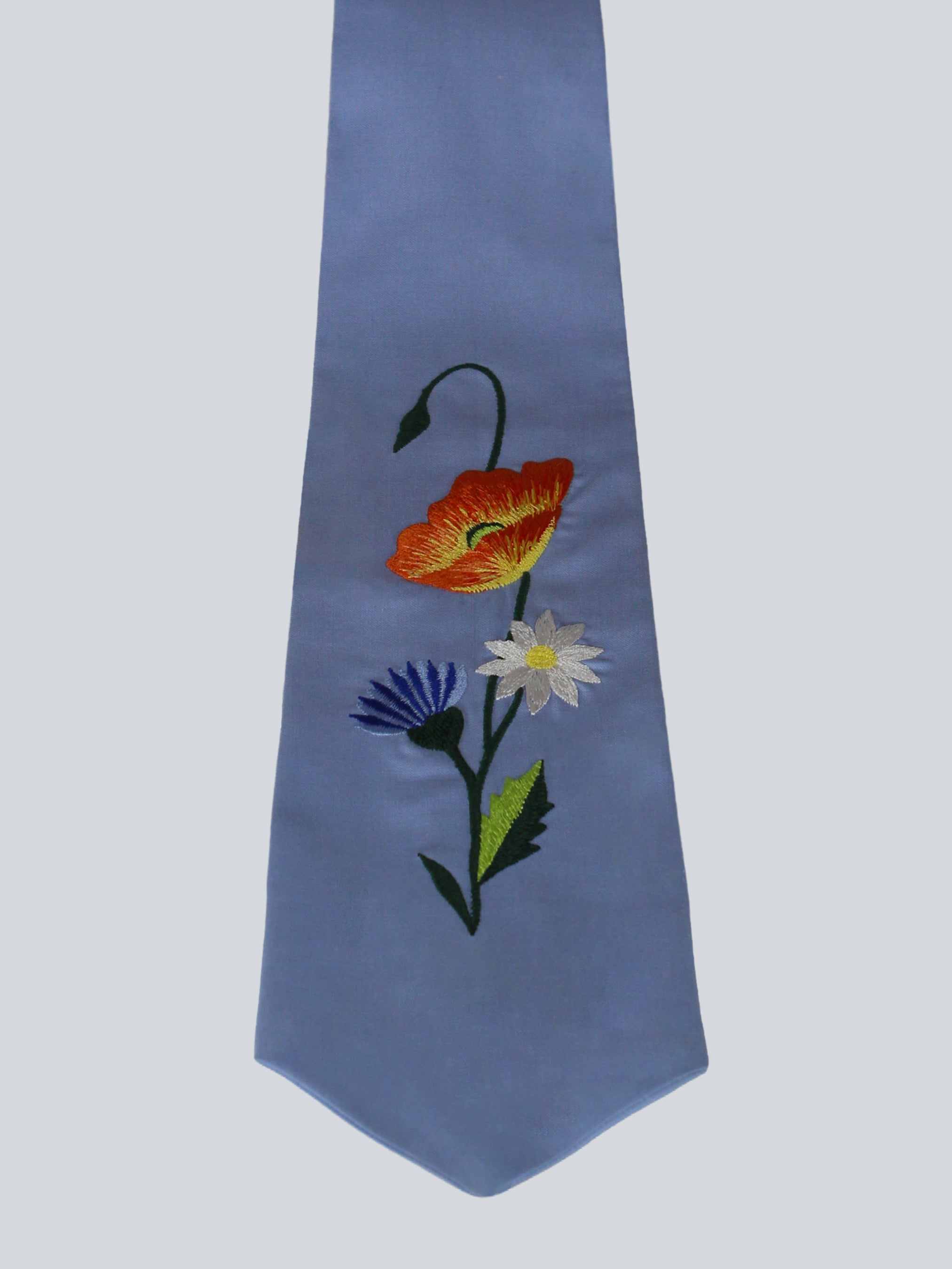 Blue Floral Tie Addicted Bespoken