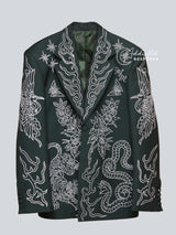The Winged Mythic Embroidered Suit