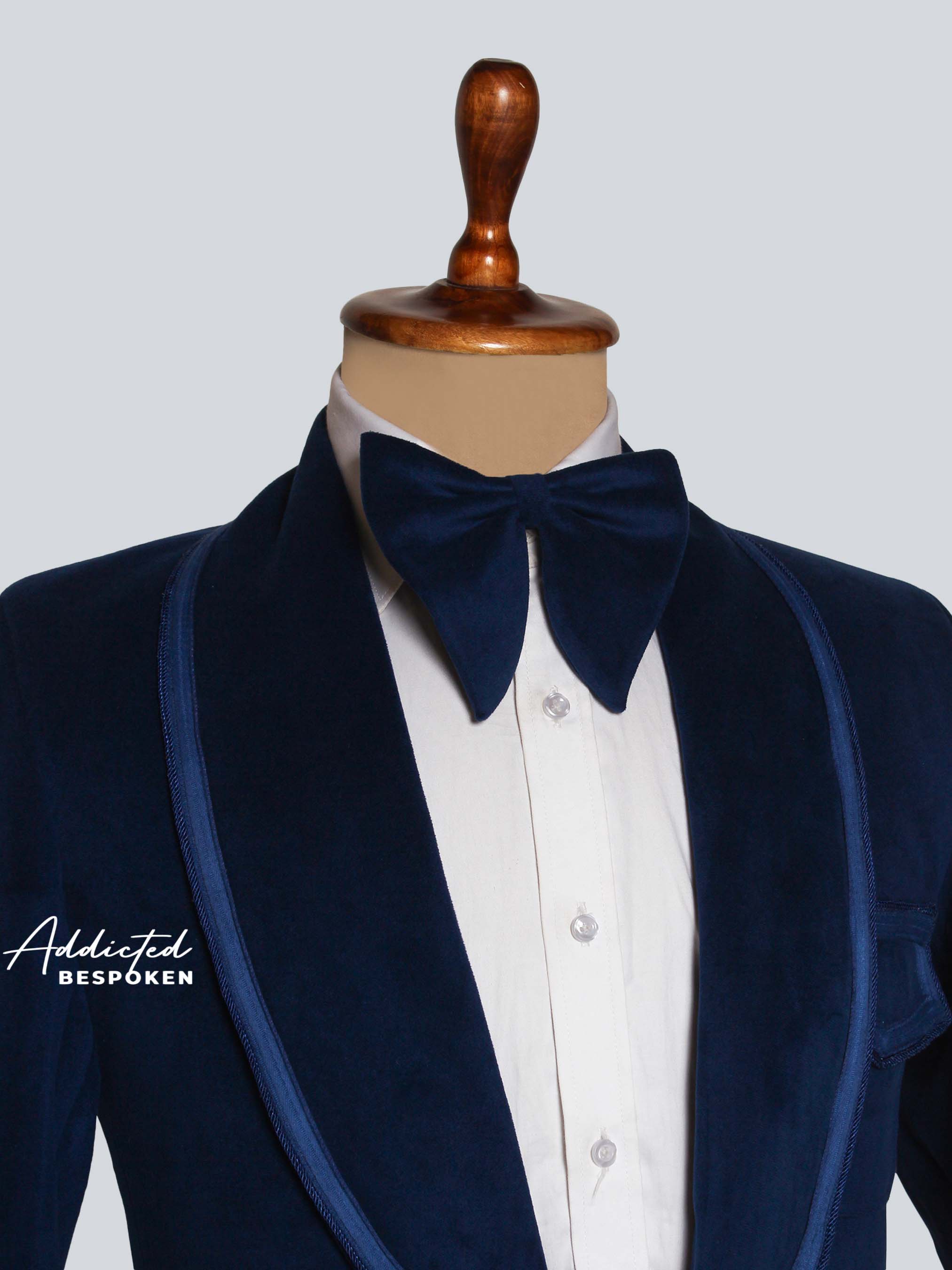 Teal Blue Velvet Suit Addicted Bespoken