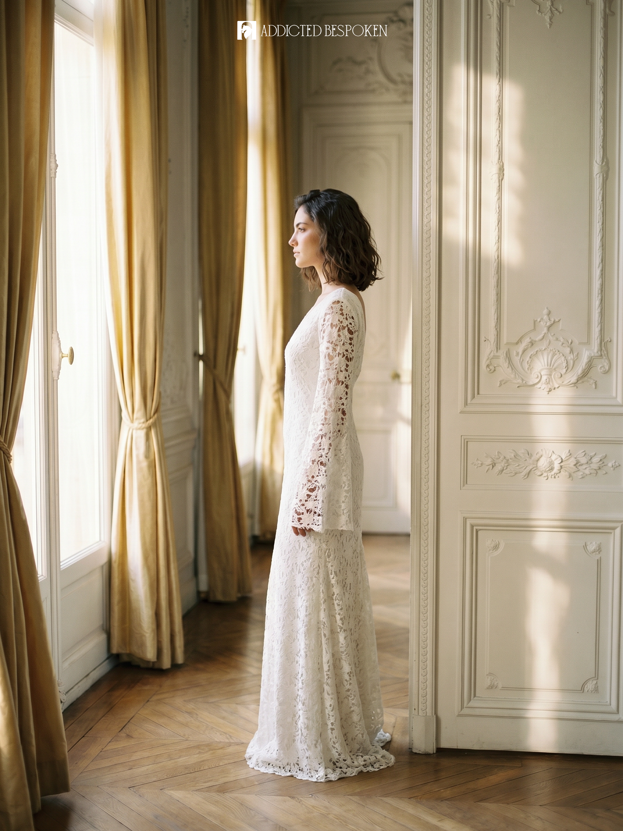 Ivory Lace Bridal Gown Addicted Bespoken