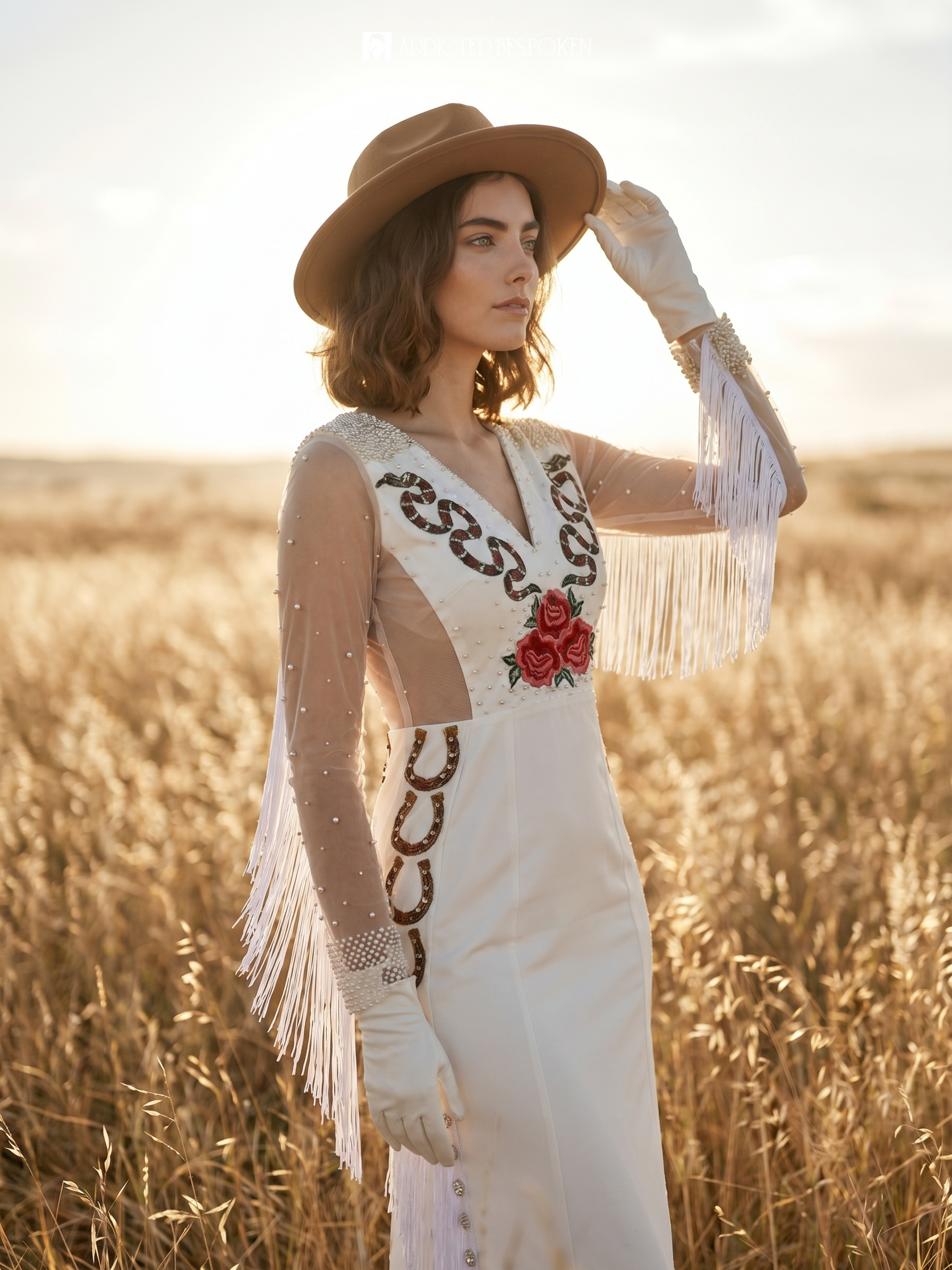 Cowgirl Bridal Dress Addicted Bespoken