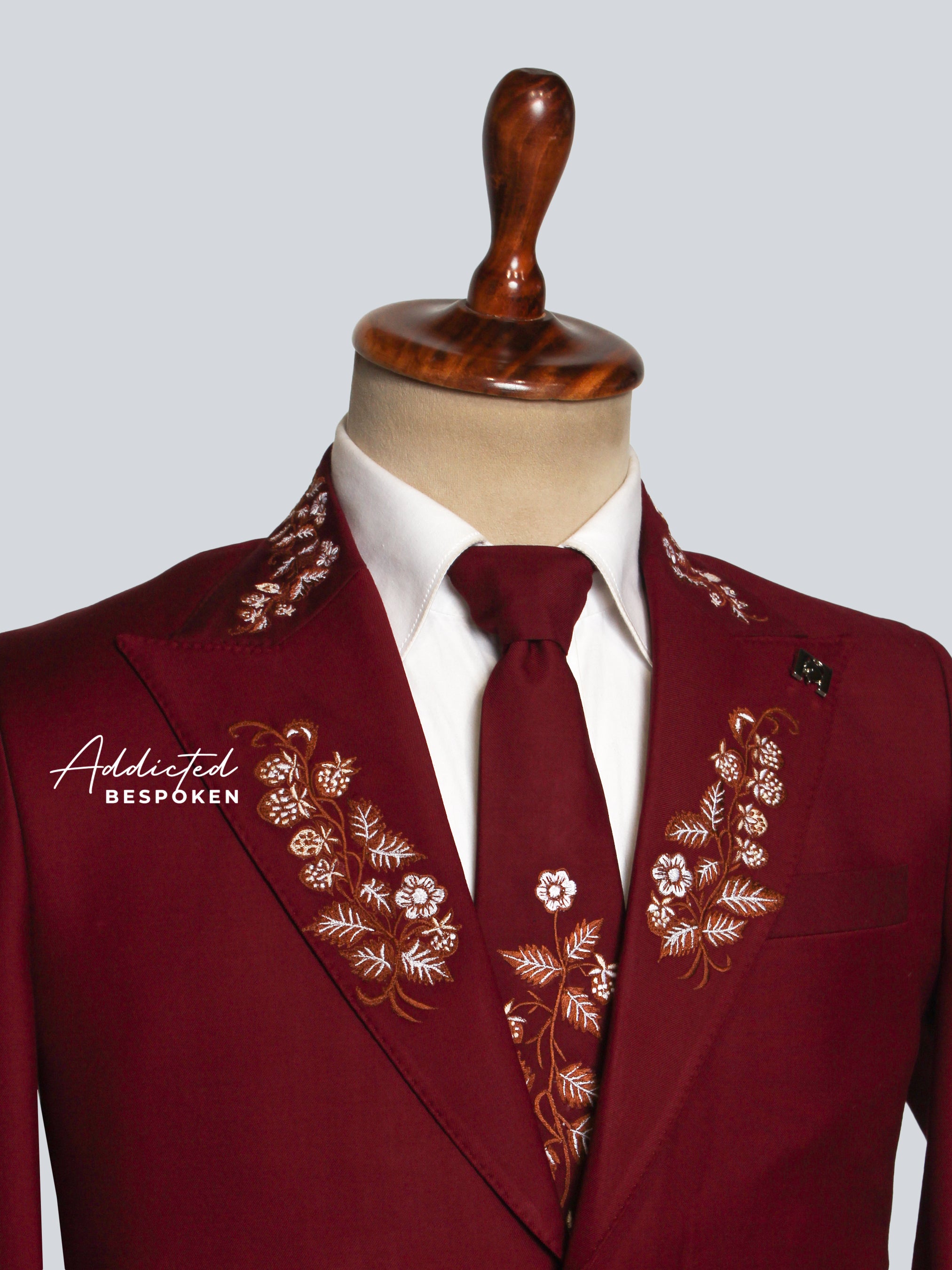 Orchard Bloom Embroidered Suit