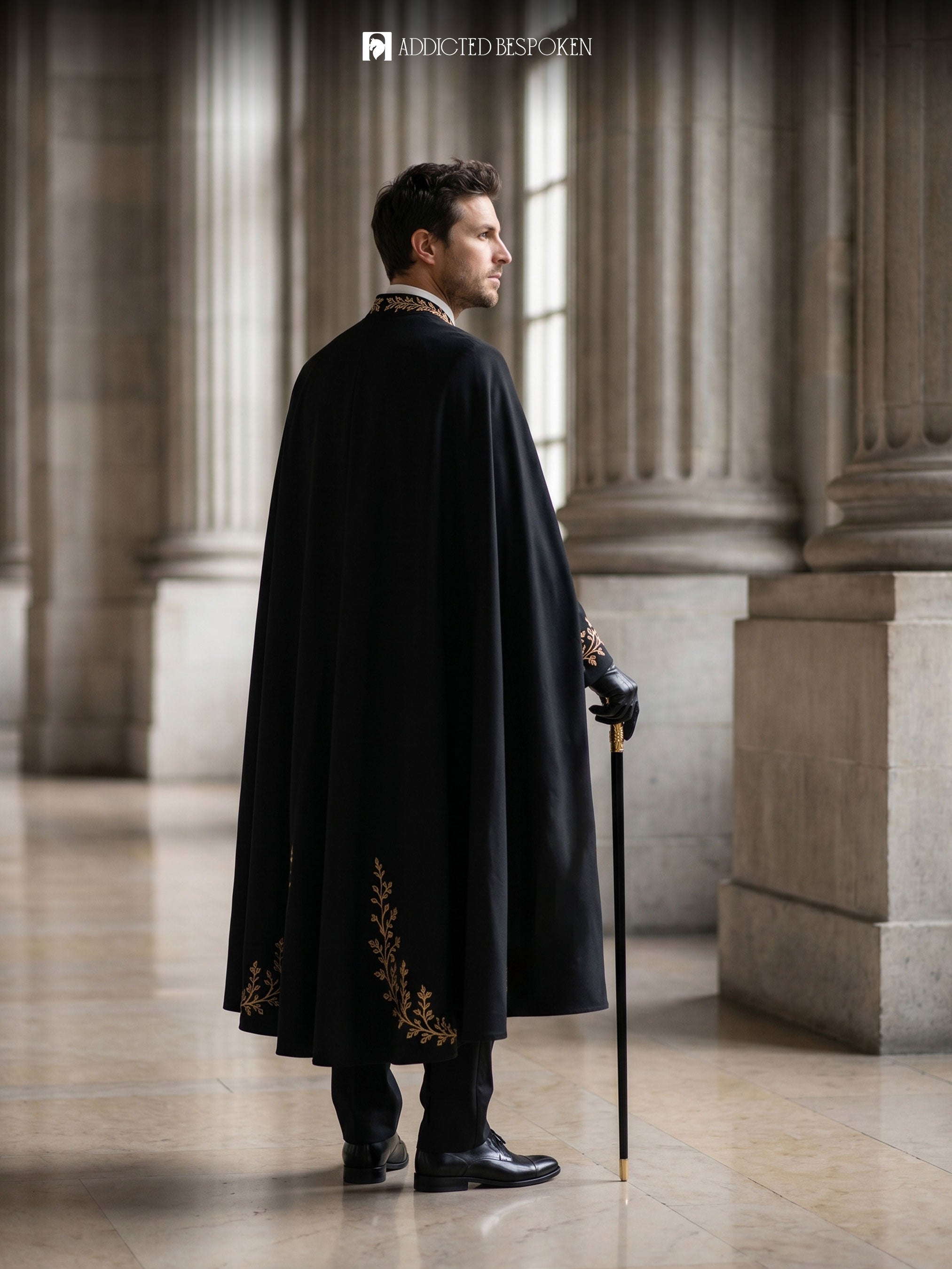 Designer Cape Suit Ensemble Addicted Bespoken