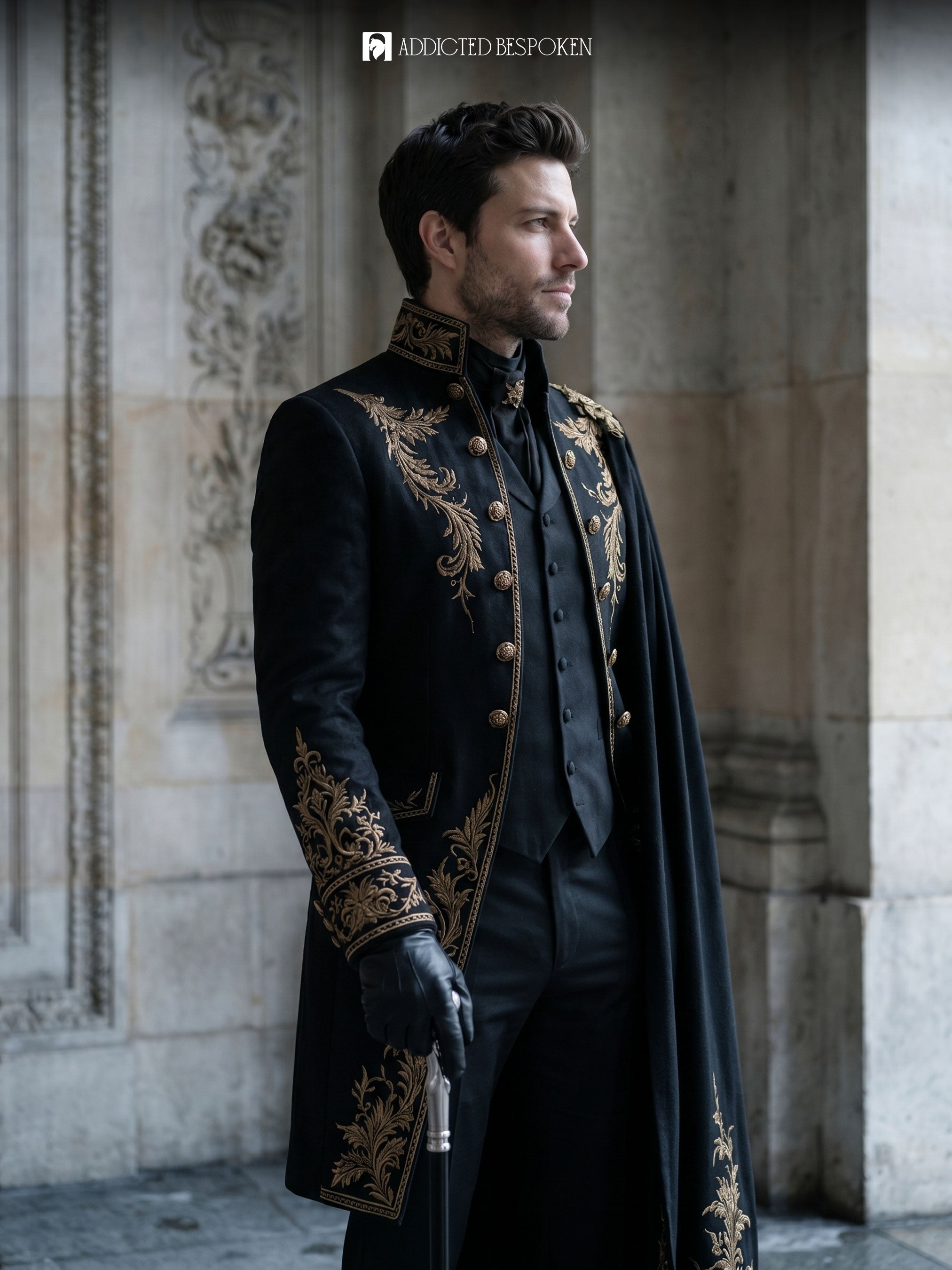 Royal Gothic Statement Suit Addicted Bespoken