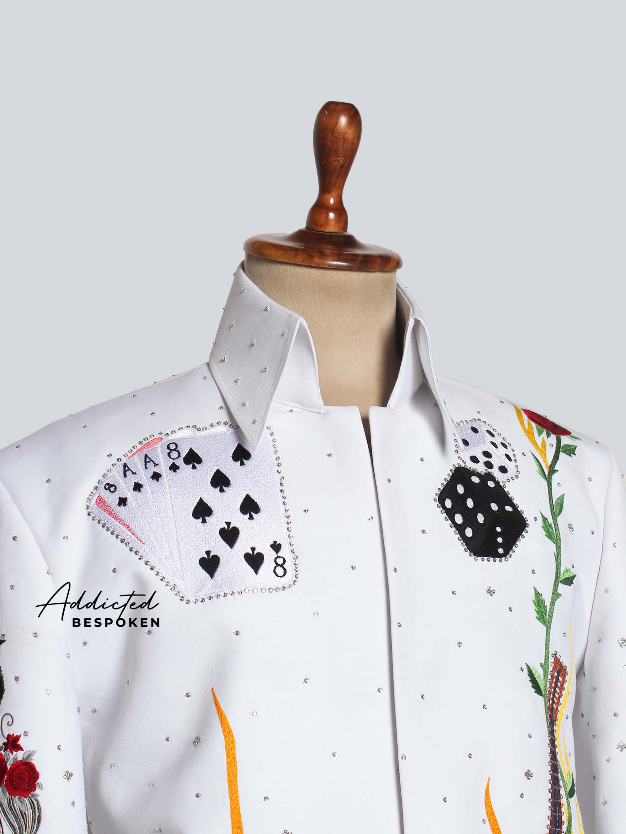 Western Style Embroidered Blazer Addicted Bespoken