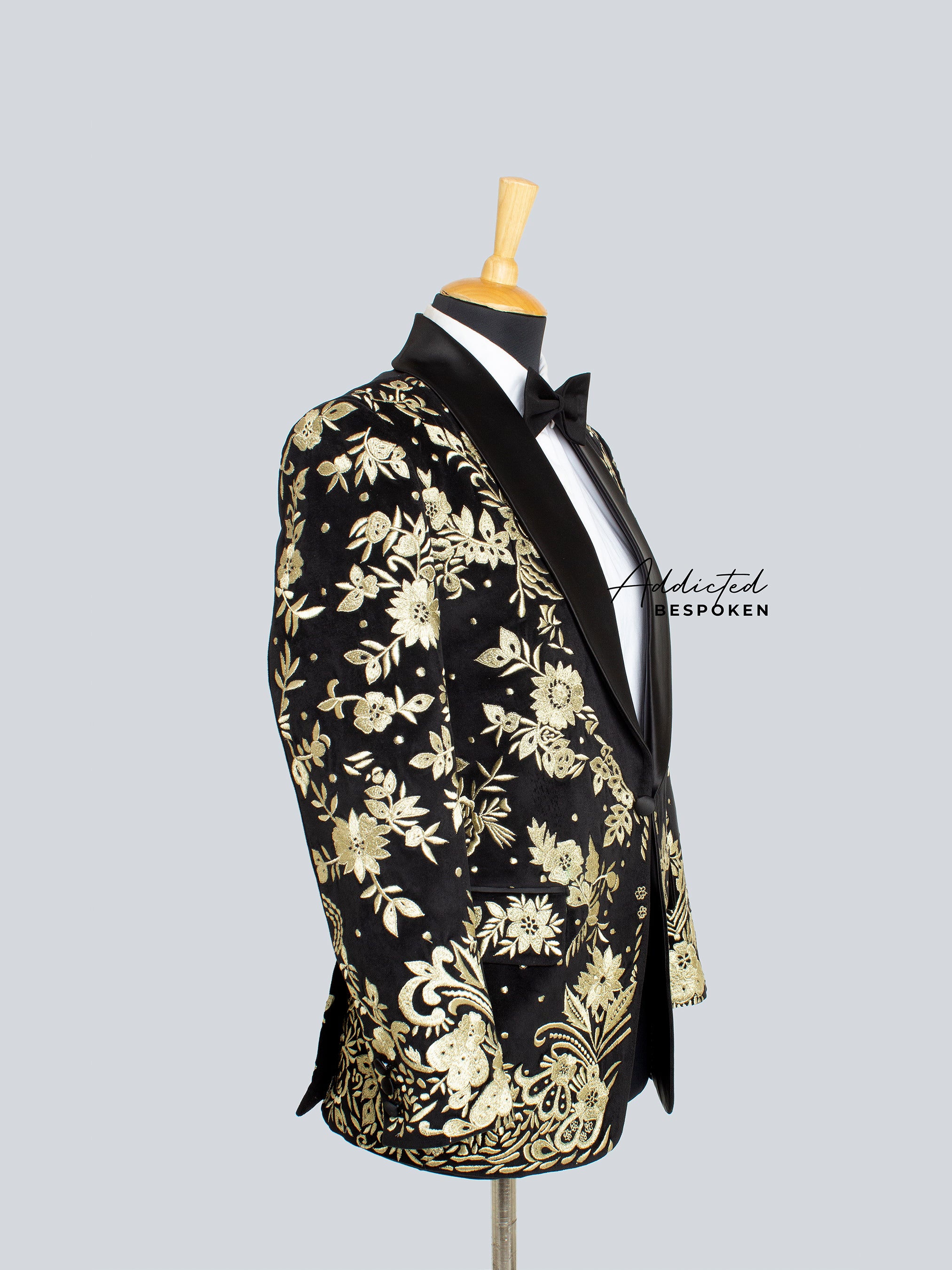 Golden Regal Wedding Suit