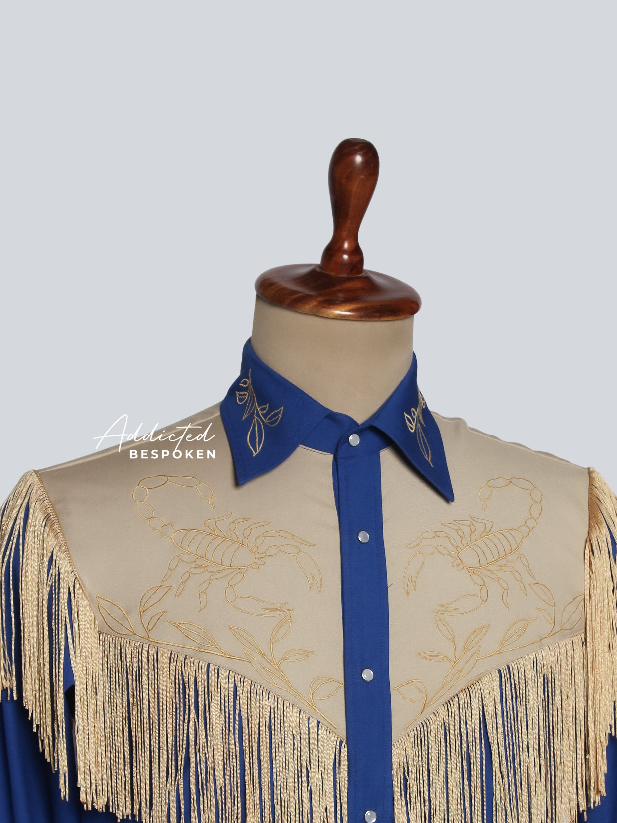 Embroidered Fringes Western Shirt Addicted Bespoken