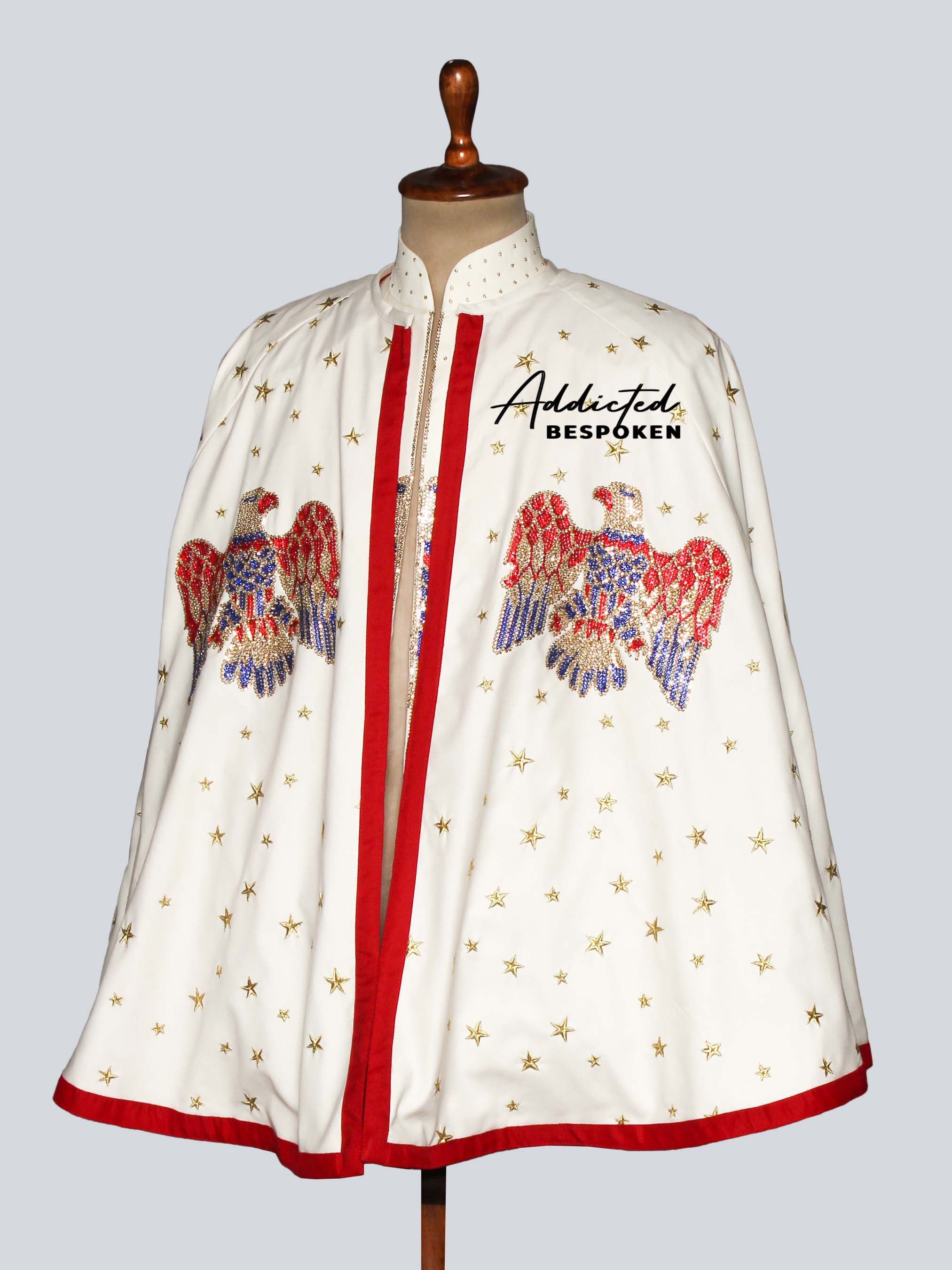 Eagle Crystal Cape Suit Addicted Bespoken