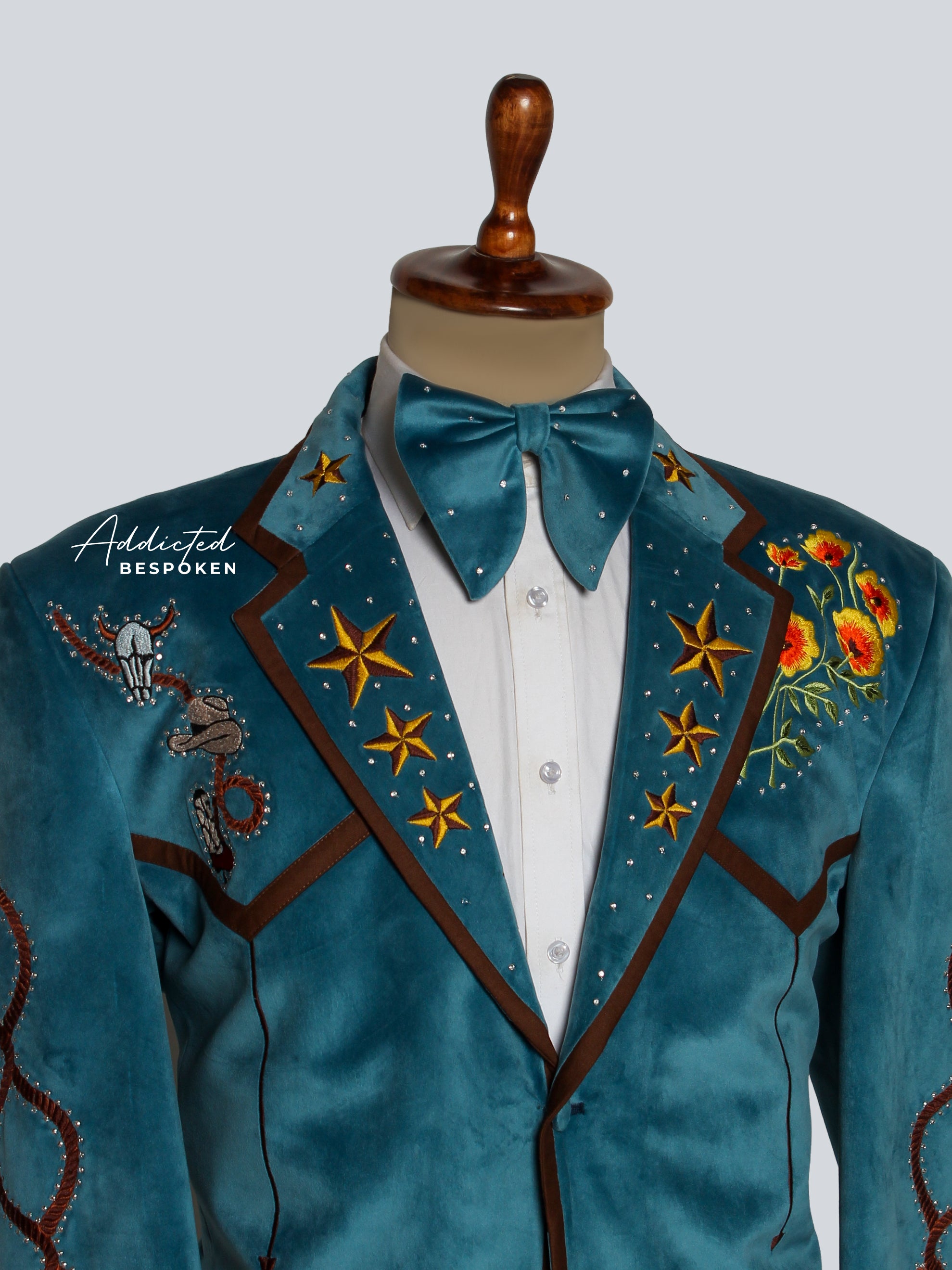 Western Embroidered Suit Addicted Bespoken