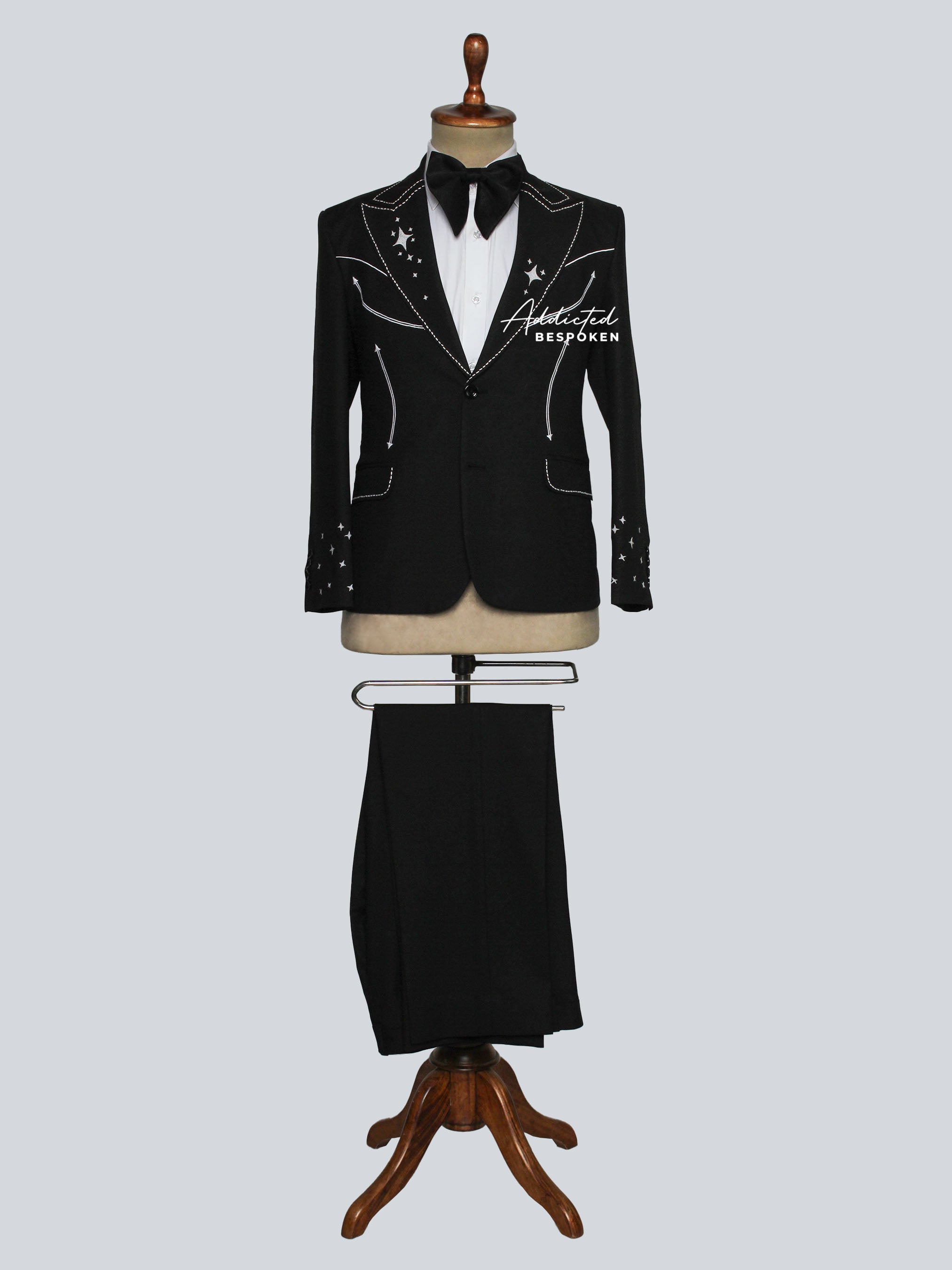 Starline Embroidered Tailored Suit Addicted Bespoken