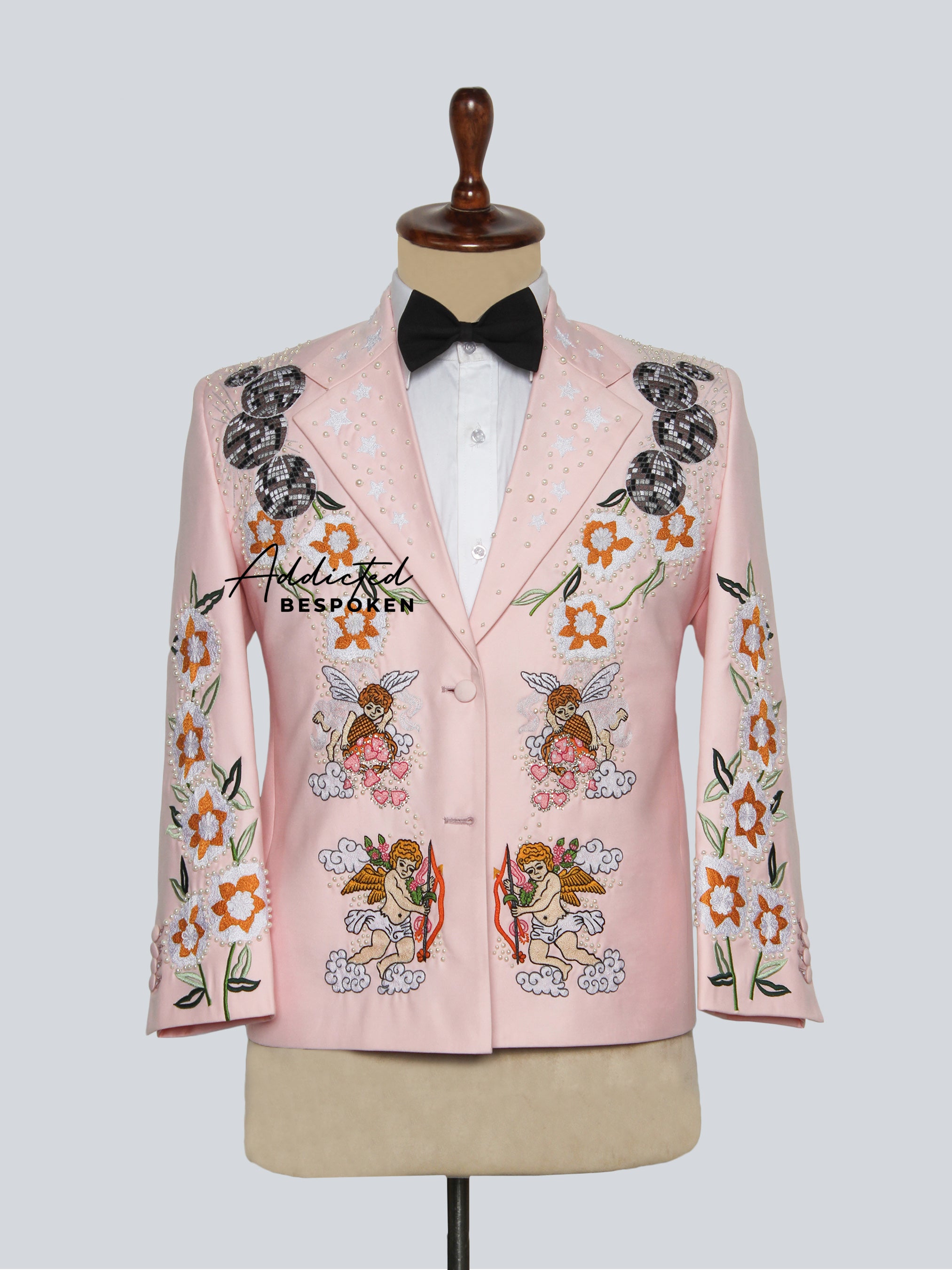 Cupid Bloom Embroidered Blazer Addicted Bespoken