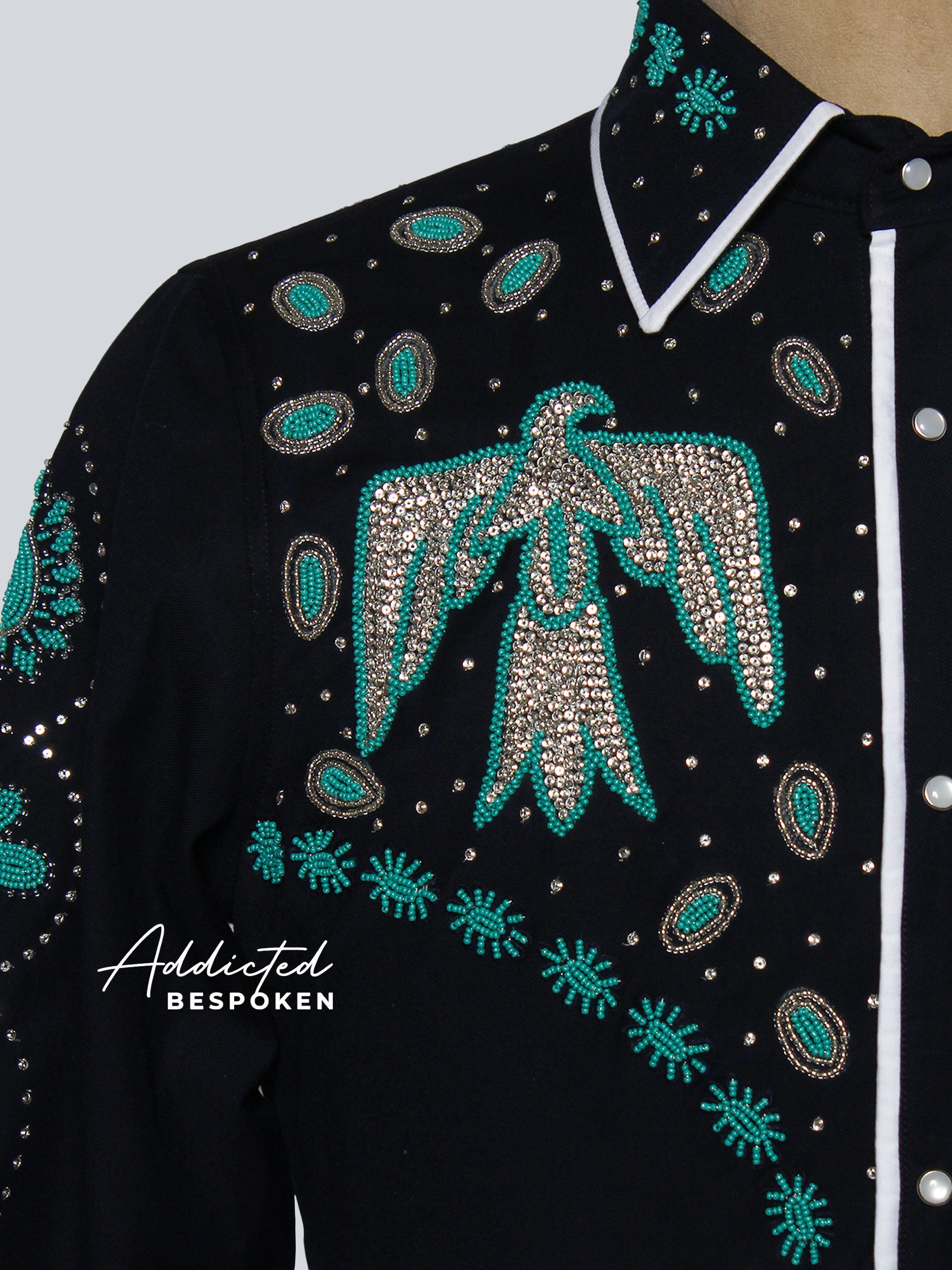Western Embroidered Eagle Shirt