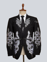 Snake Embellished Signature Suit