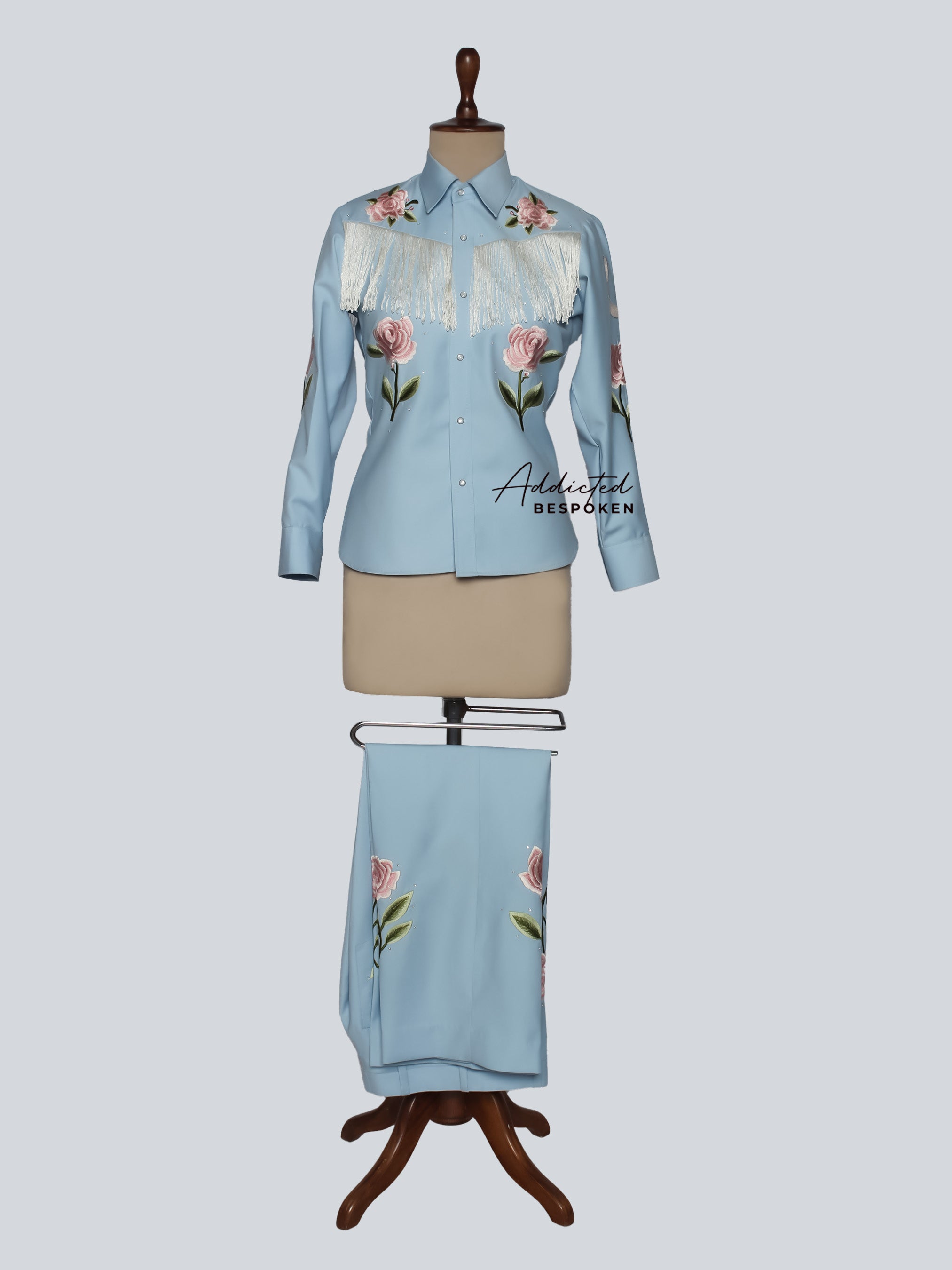 Fringe Embroidered Western Shirt