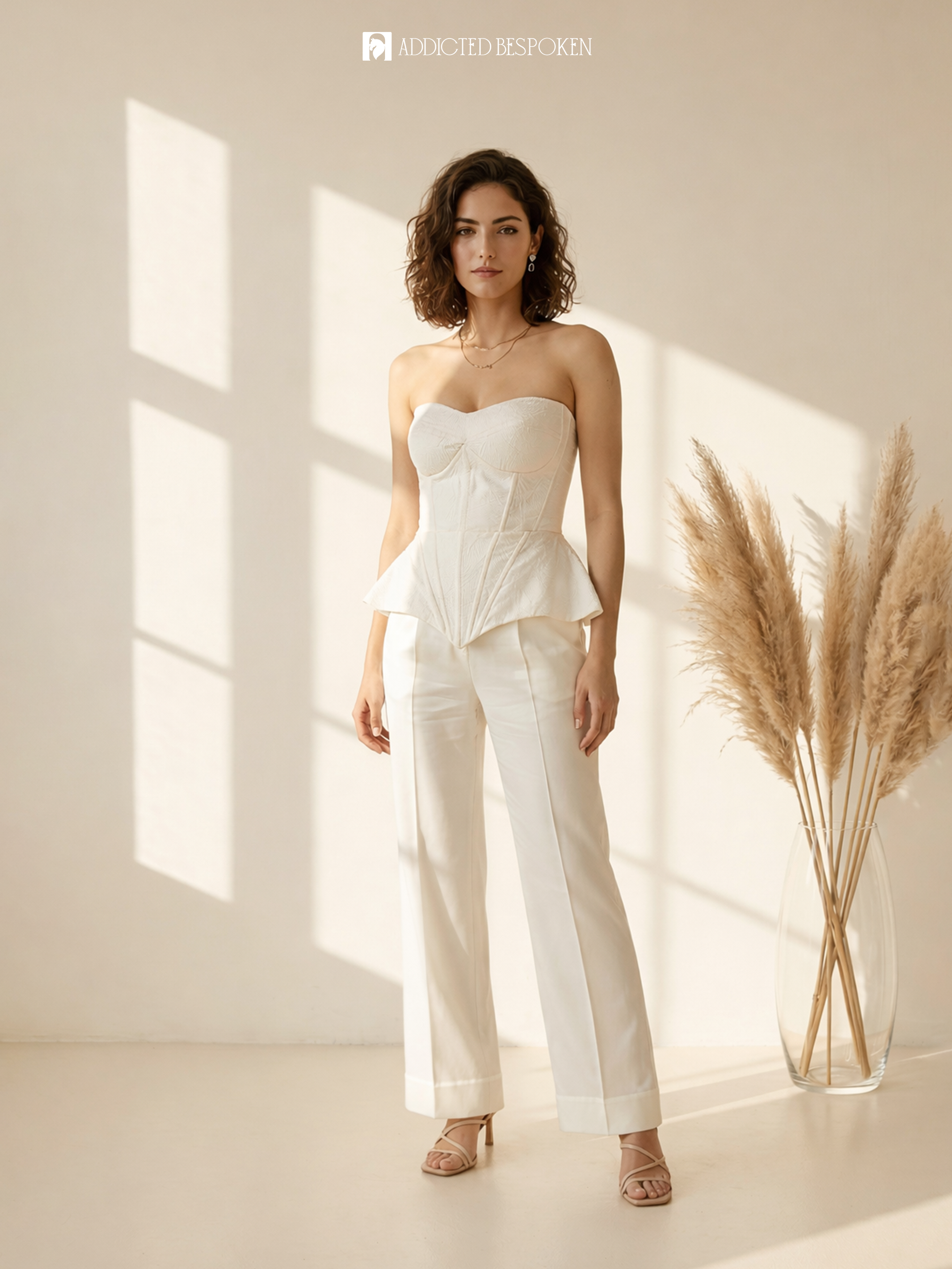 Bridal Corset Peplum Dress Addicted Bespoken