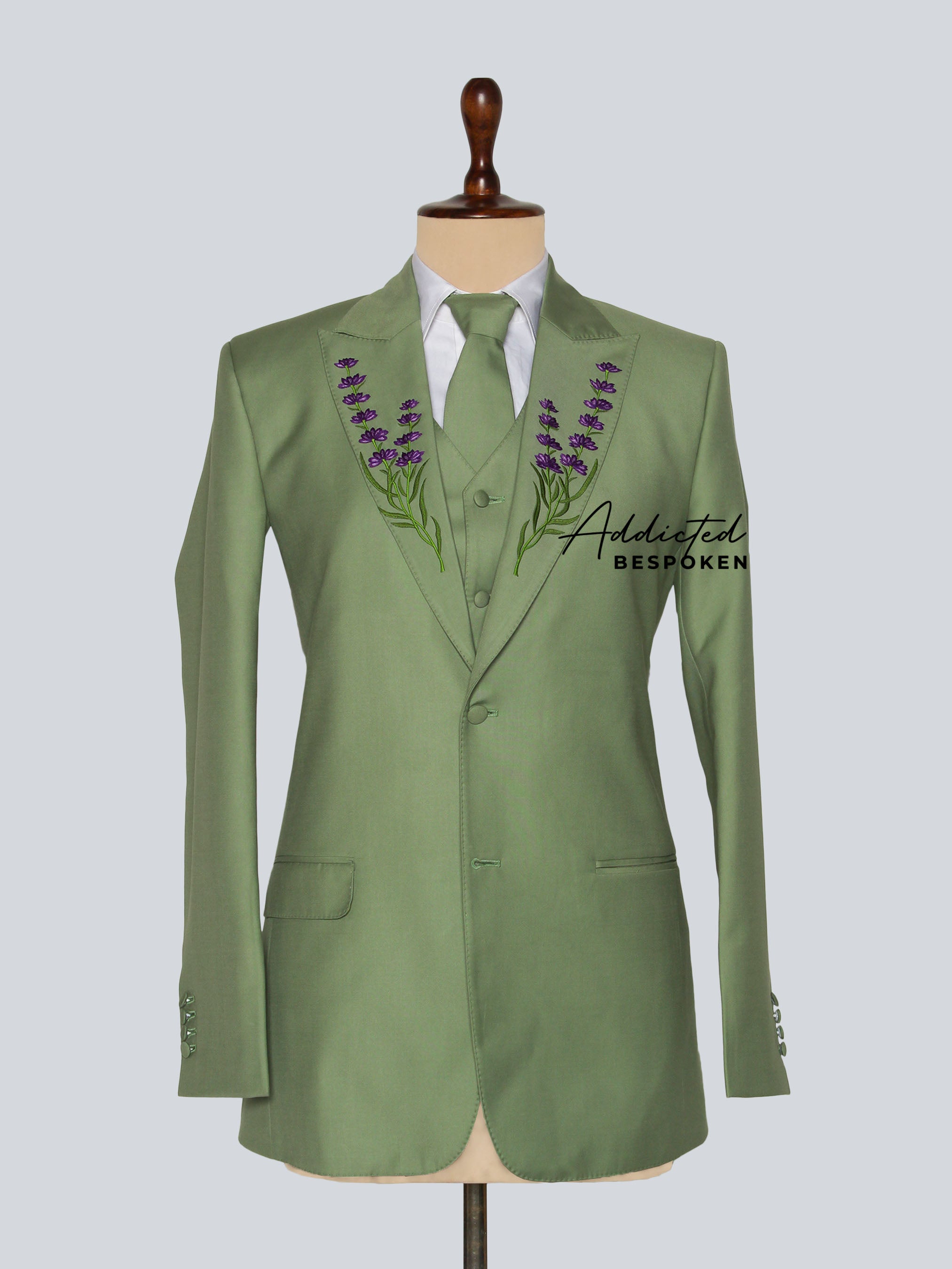 Bespoke Wildflower Groom Suit Addicted Bespoken