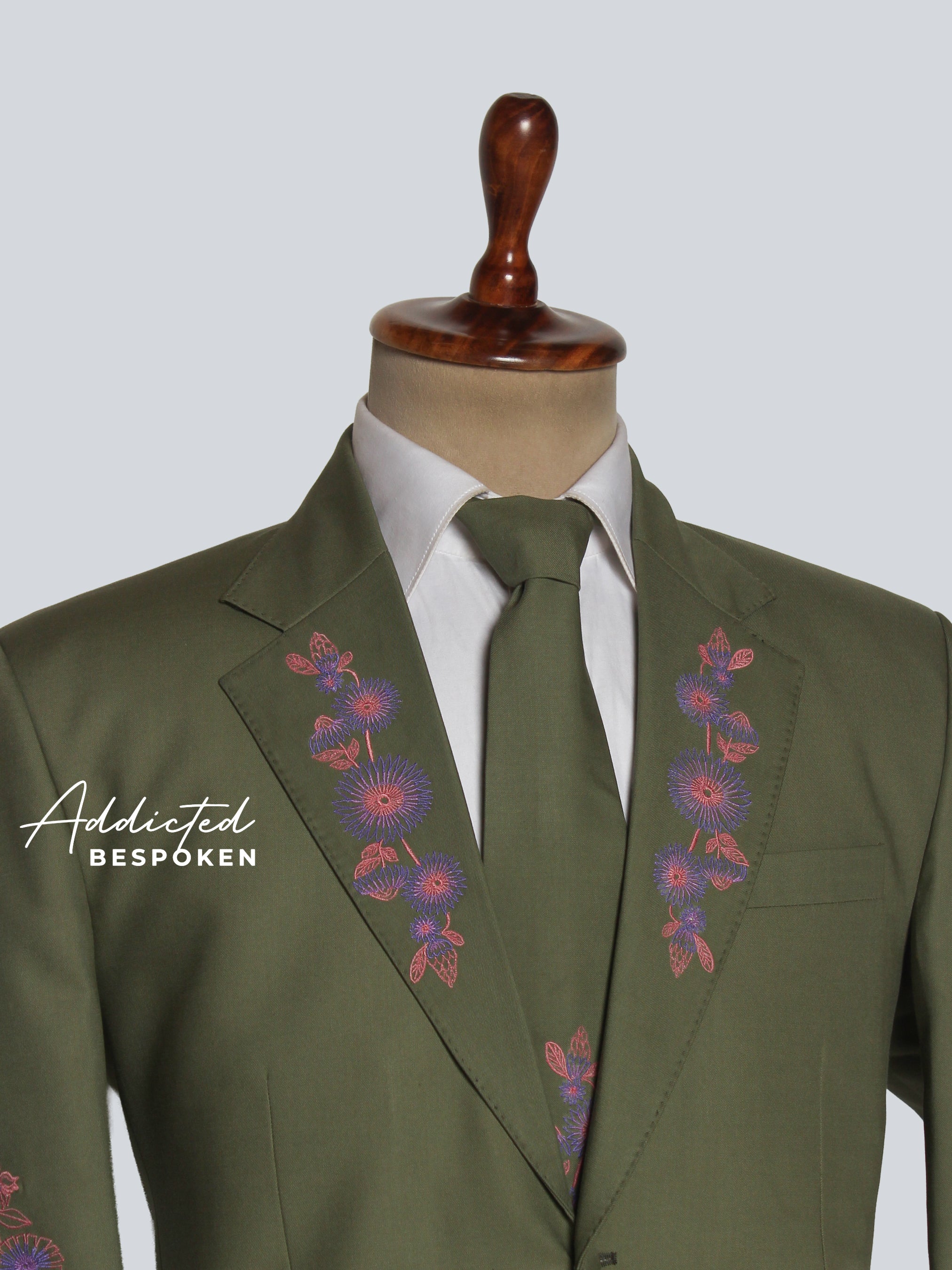 Floral Heritage Couture Suit Addicted Bespoken