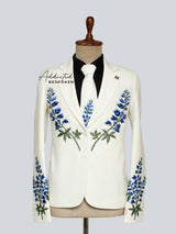 Artisan Bloom Embroidered Suit