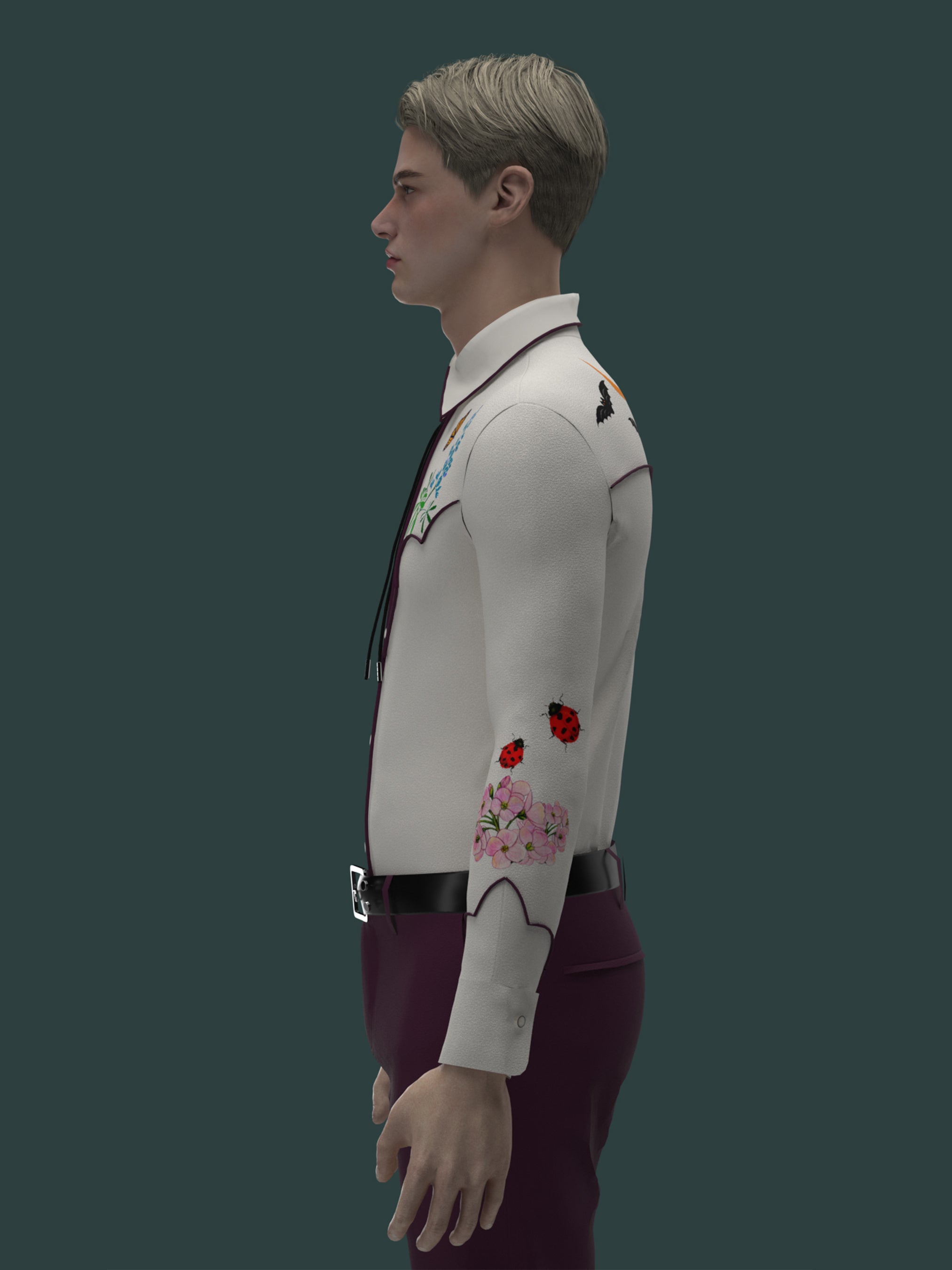 Forest Themed Western Shirt