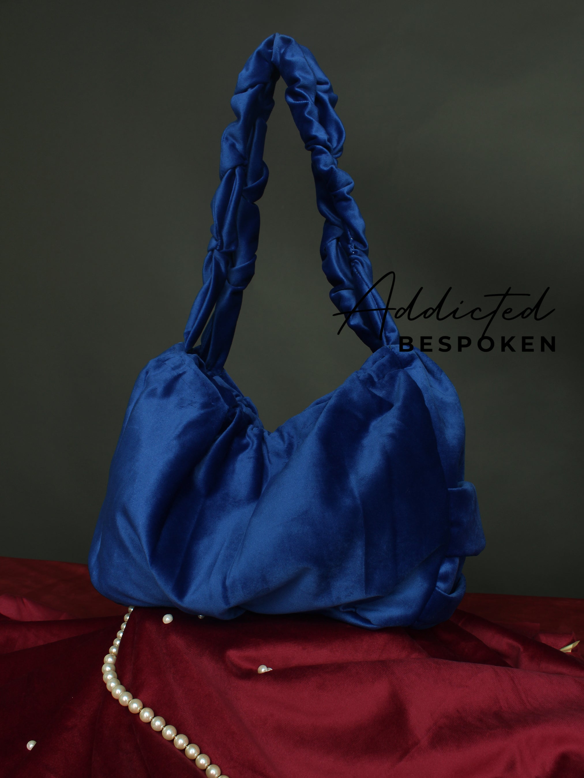 Designer Blue cloud Bag