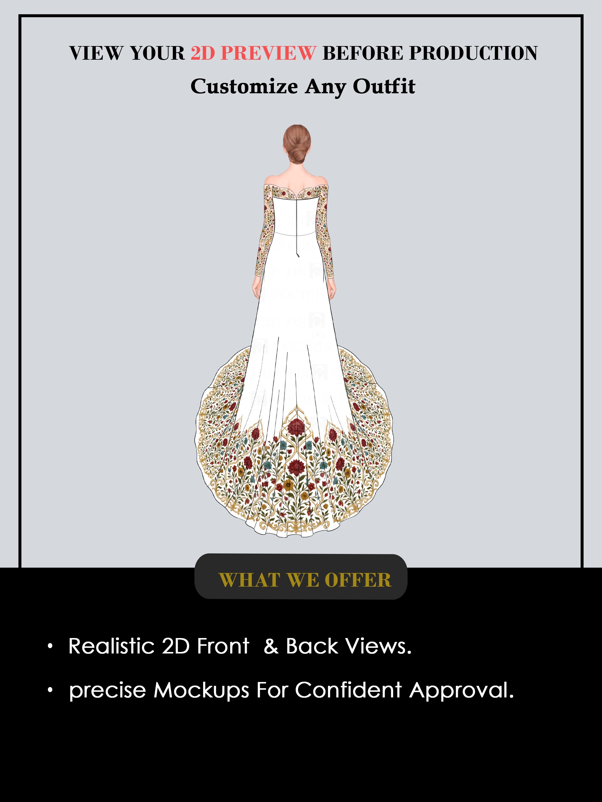 2D/3D Mockup Addicted Bespoken