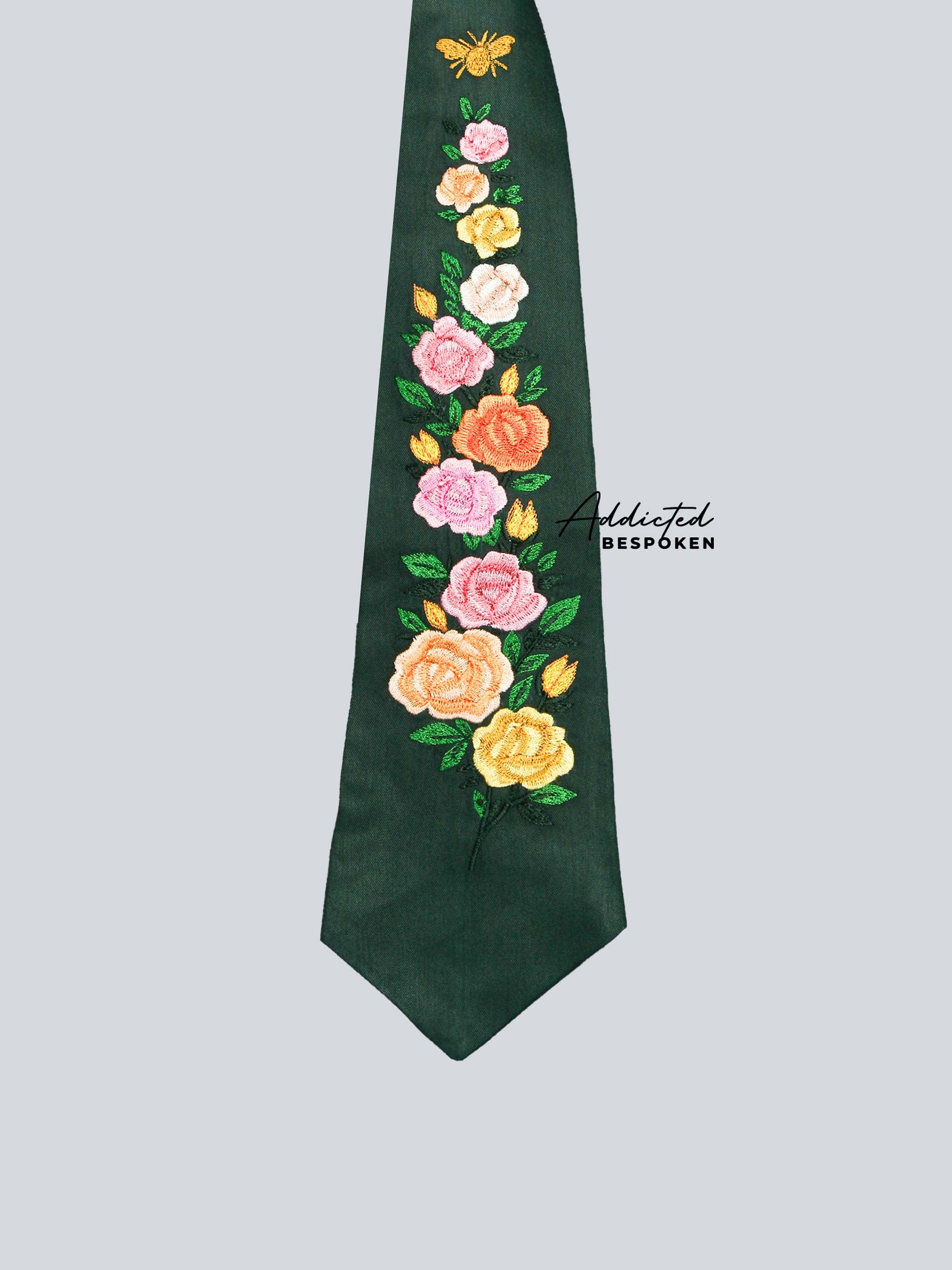 Green Floral Embroidered Outfit Addicted Bespoken