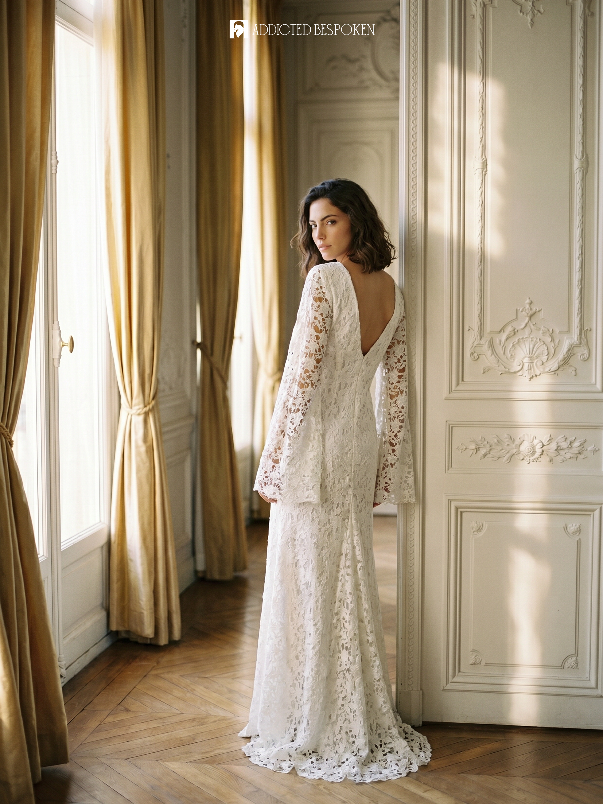 Ivory Lace Bridal Gown Addicted Bespoken