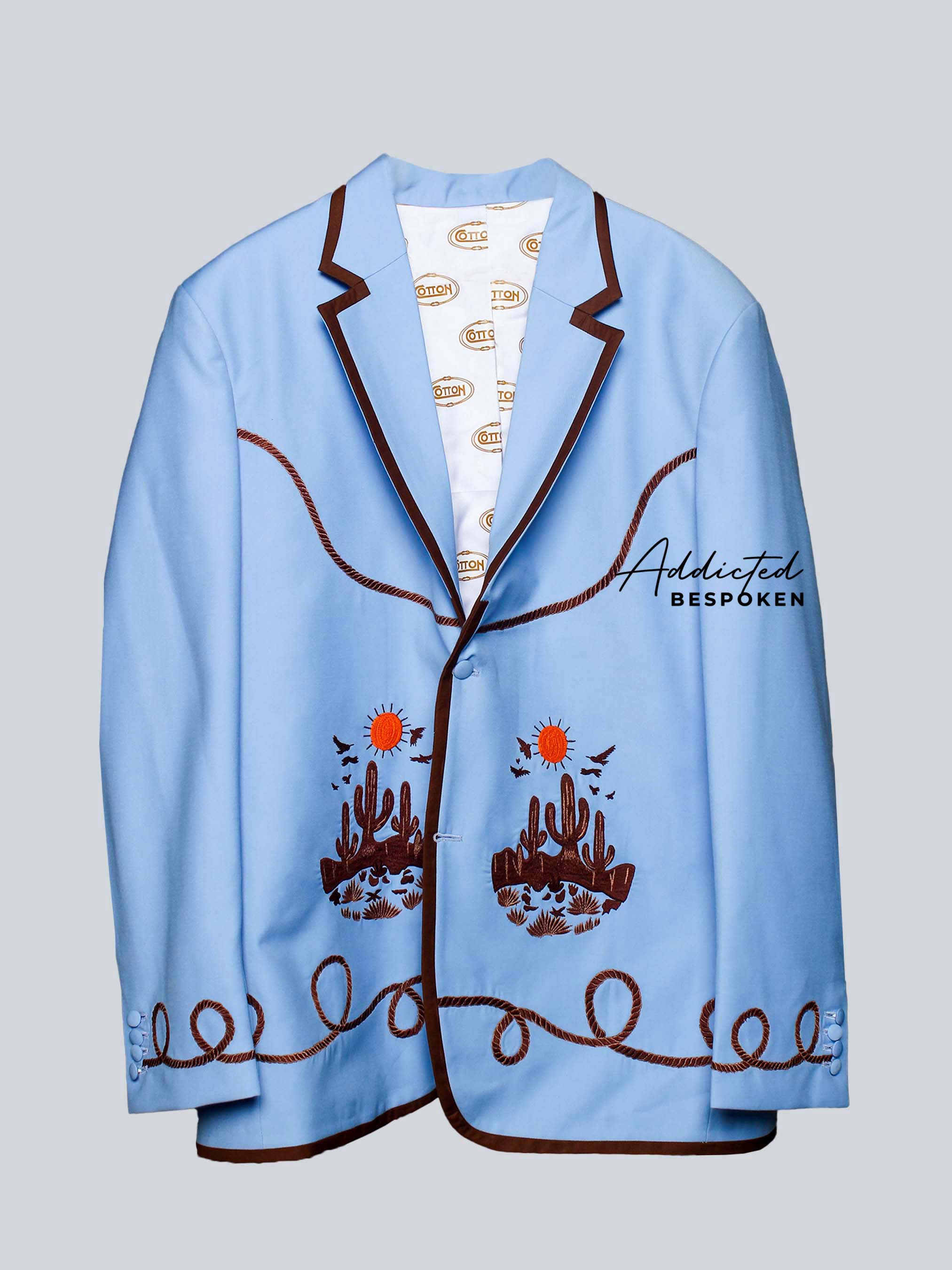 Designer Embroidered Blazer Addicted Bespoken