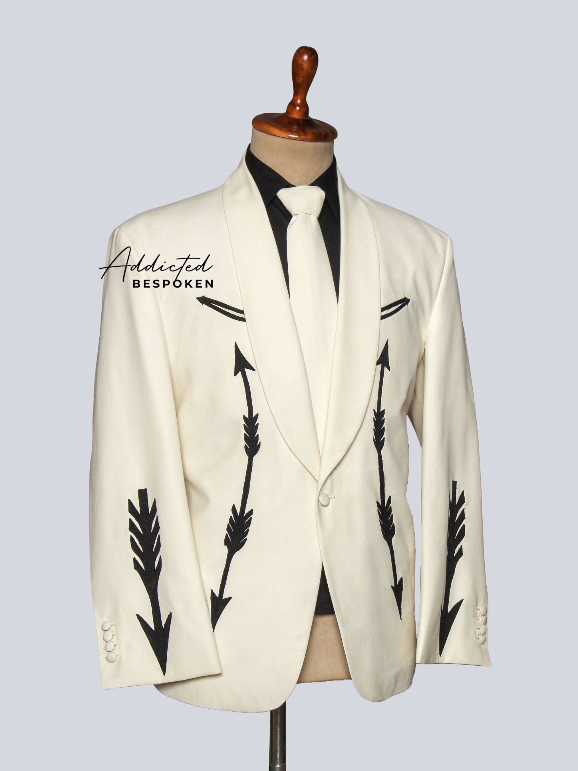 Arrow Embroidered Bespoke Blazer
