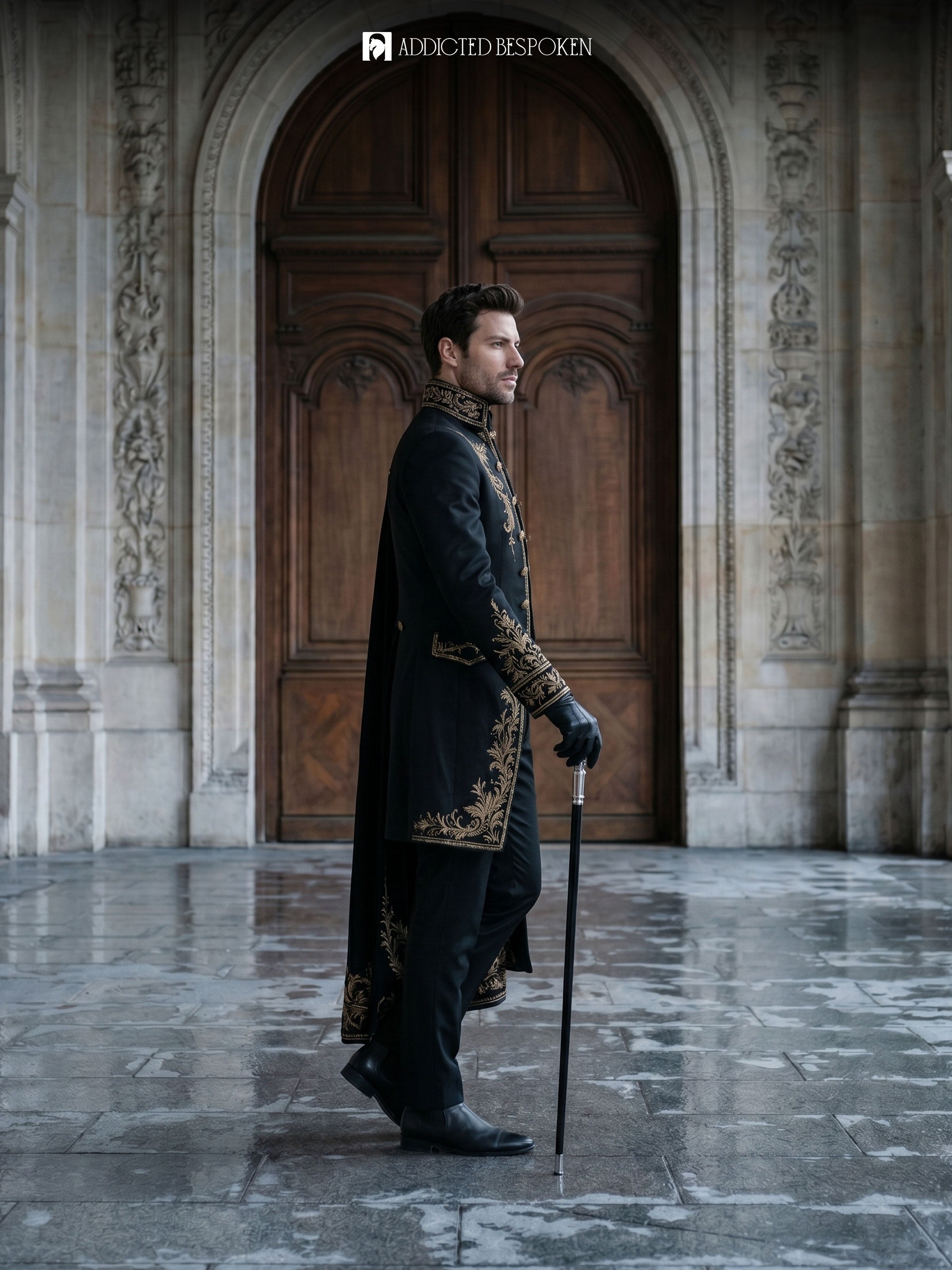 Royal Gothic Statement Suit Addicted Bespoken