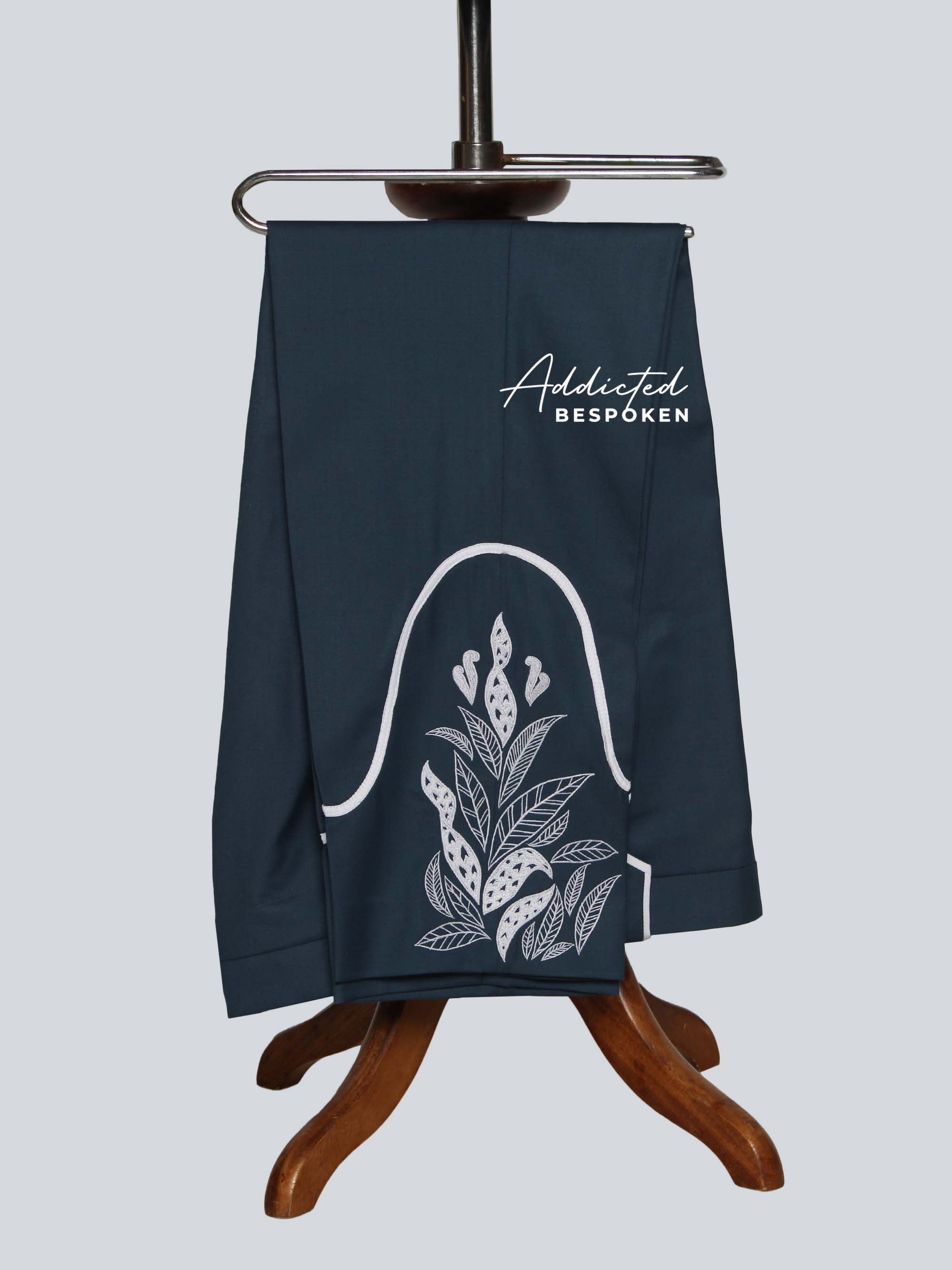 Leaf Embroidered Western Suit Addicted Bespoken