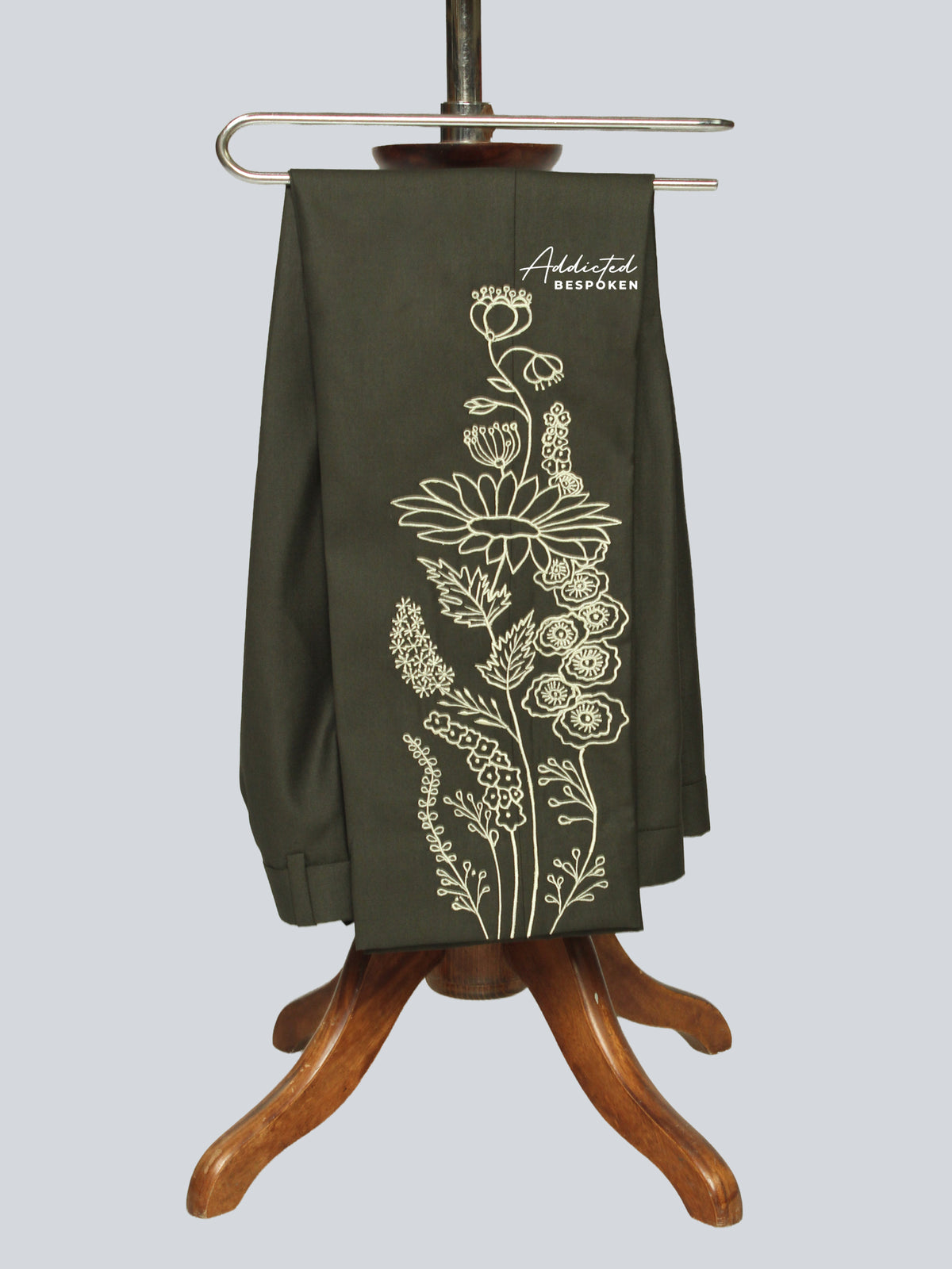 Olive Green Groom suit Addicted Bespoken