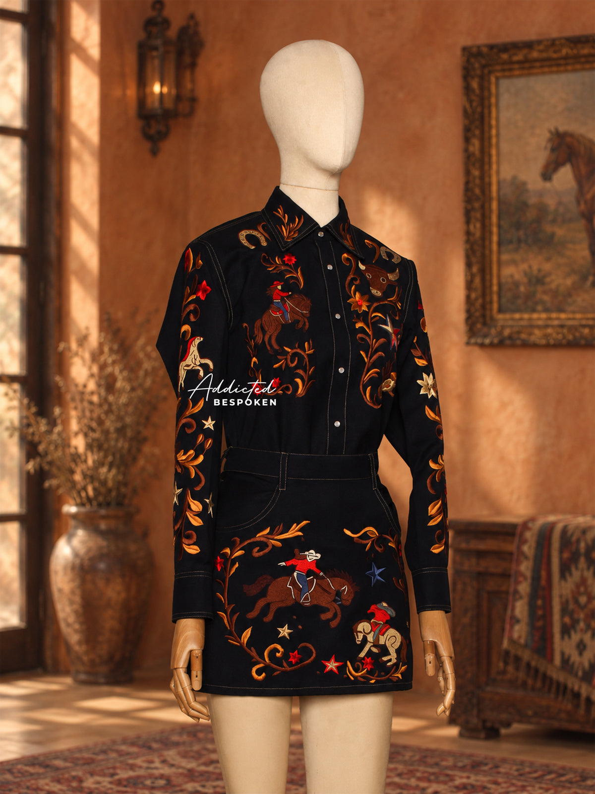 Rodeo Queen Embroidered Western Dress Addicted Bespoken