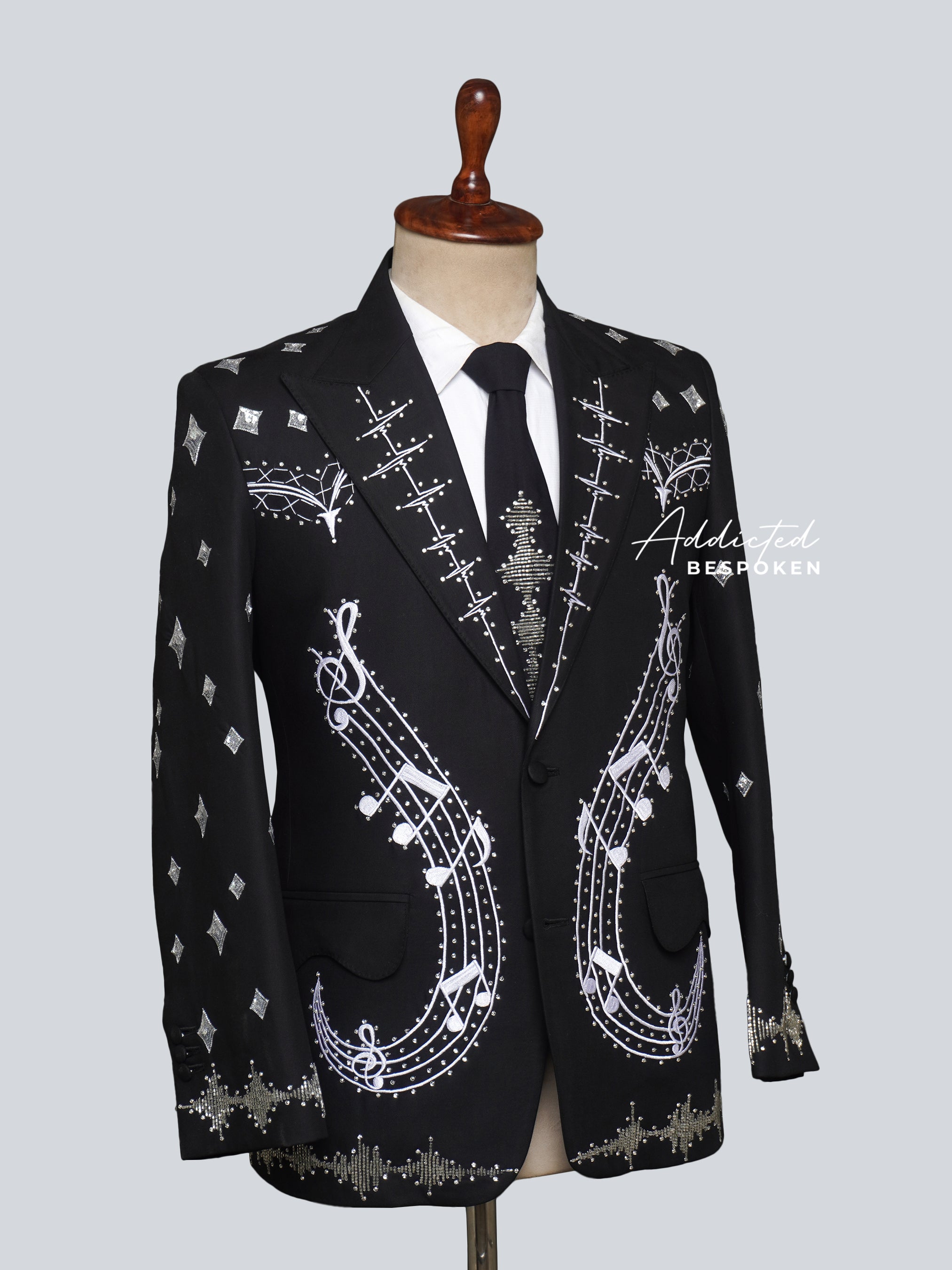 Night Symphonies Western Suit | Addicted Bespoken