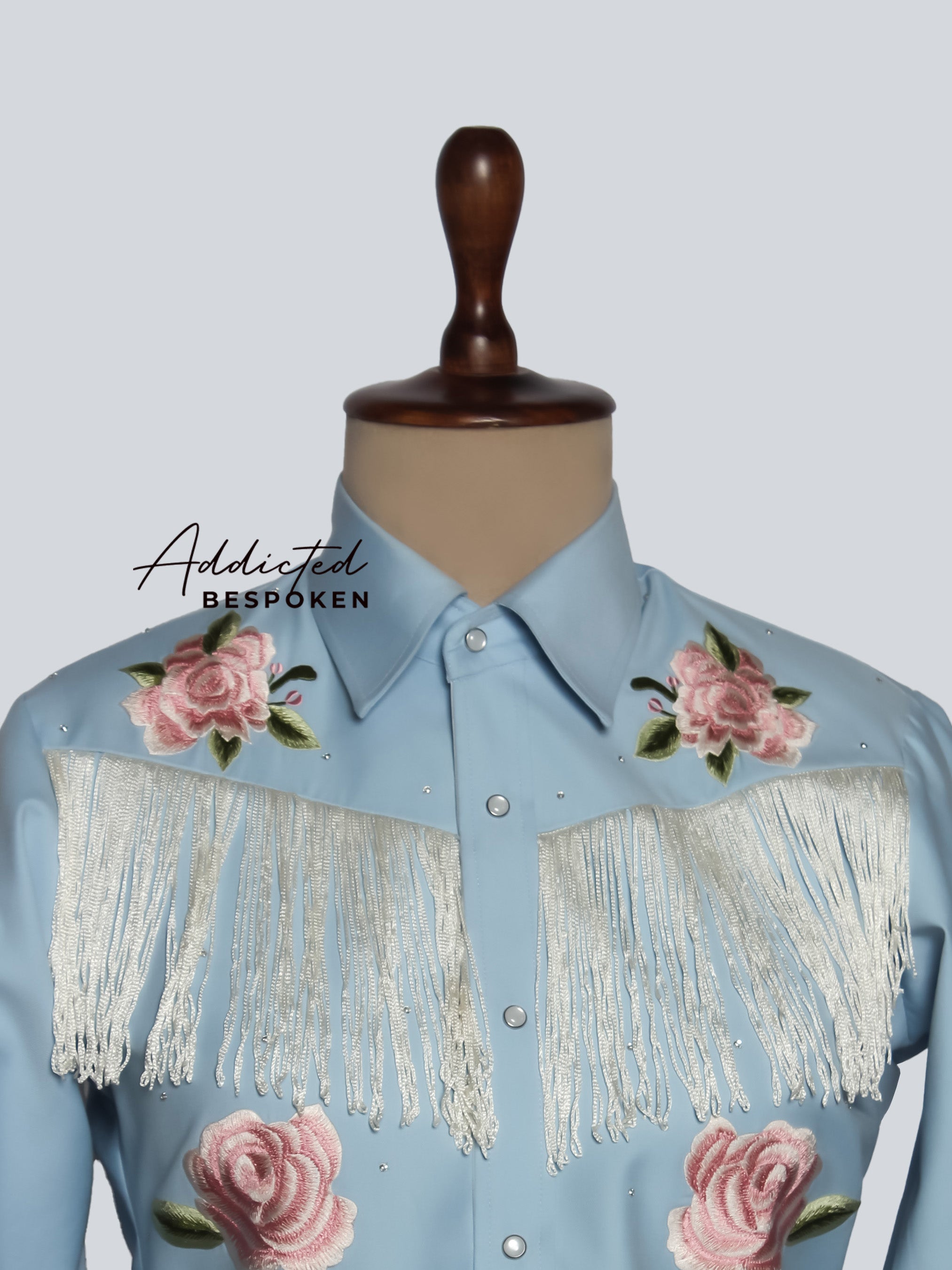 Fringe Embroidered Western Shirt