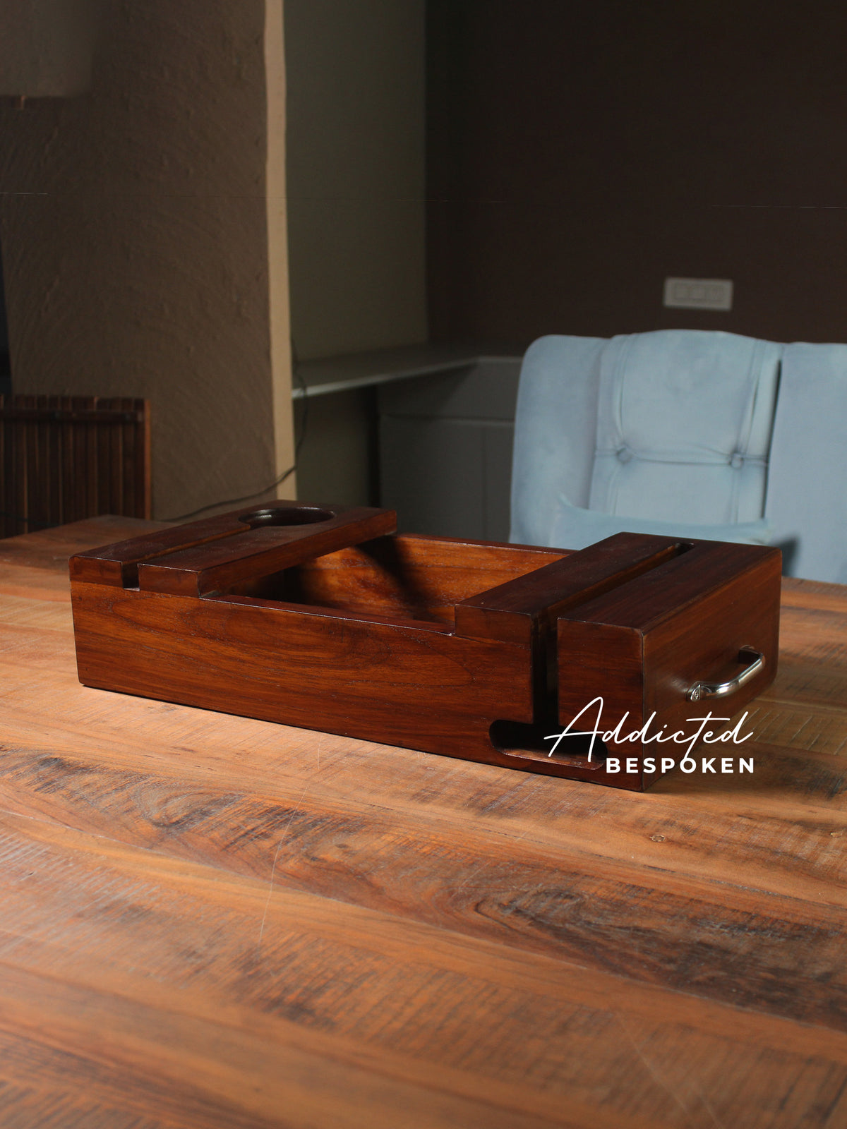 wooden serving tray