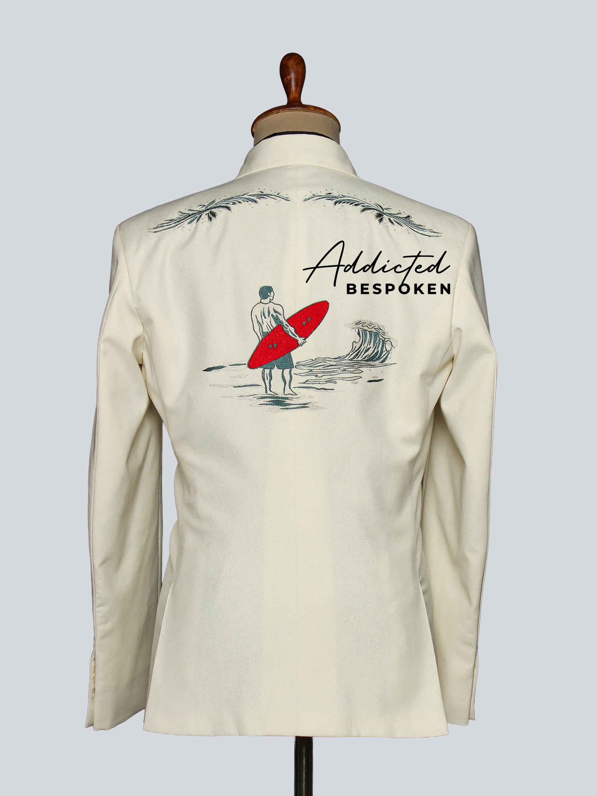 Custom Floral Embroidered Blazers Addicted Bespoken