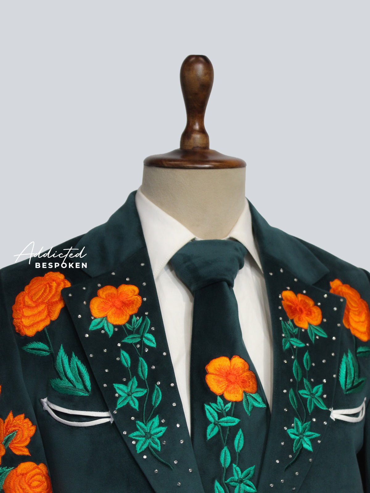 Green Wedding Suit for Men Addicted Bespoken