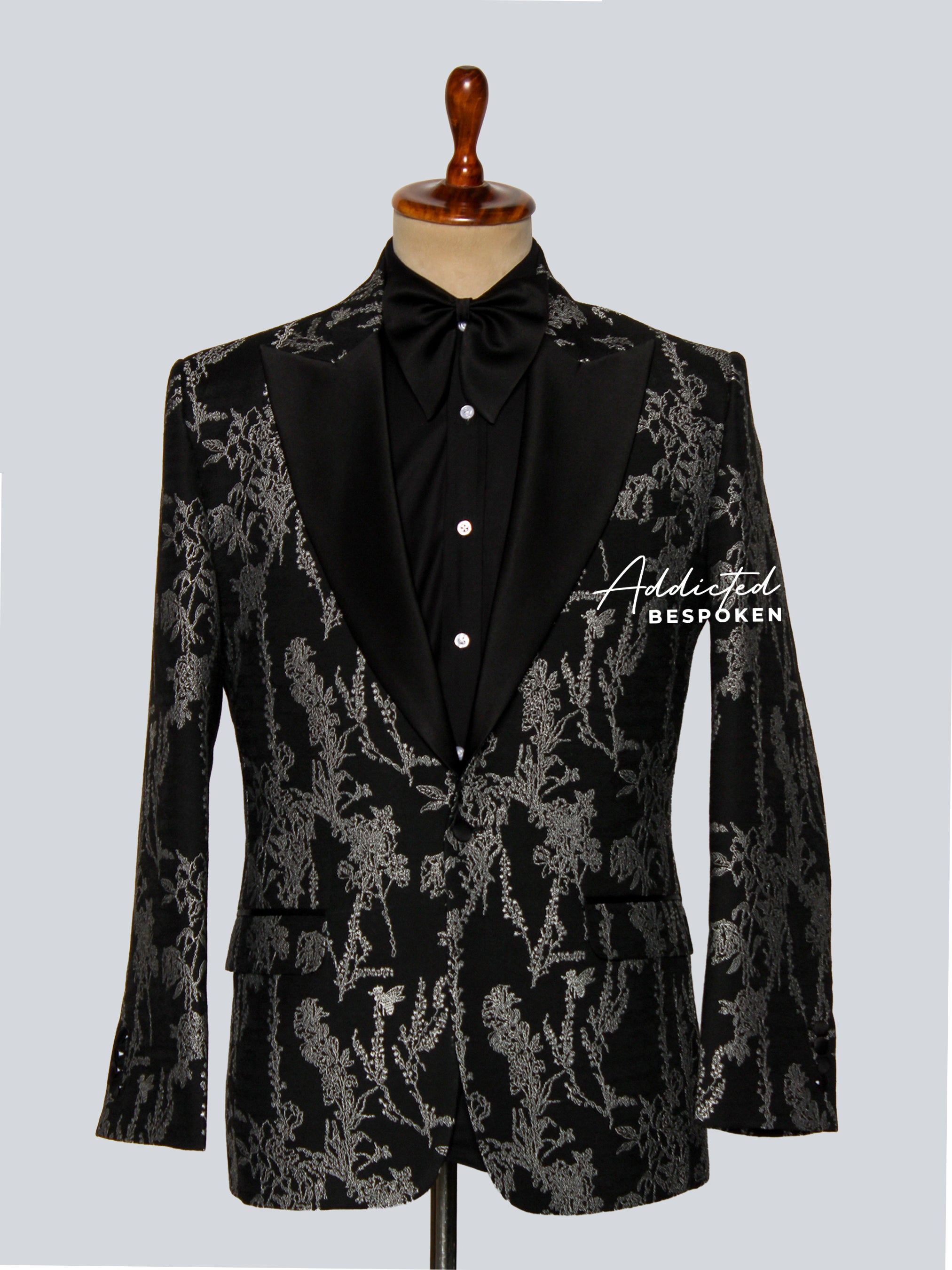 Elegant Floral Wedding Tuxedo Addicted Bespoken