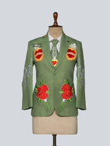Sacred Bloom Embroidered Suit