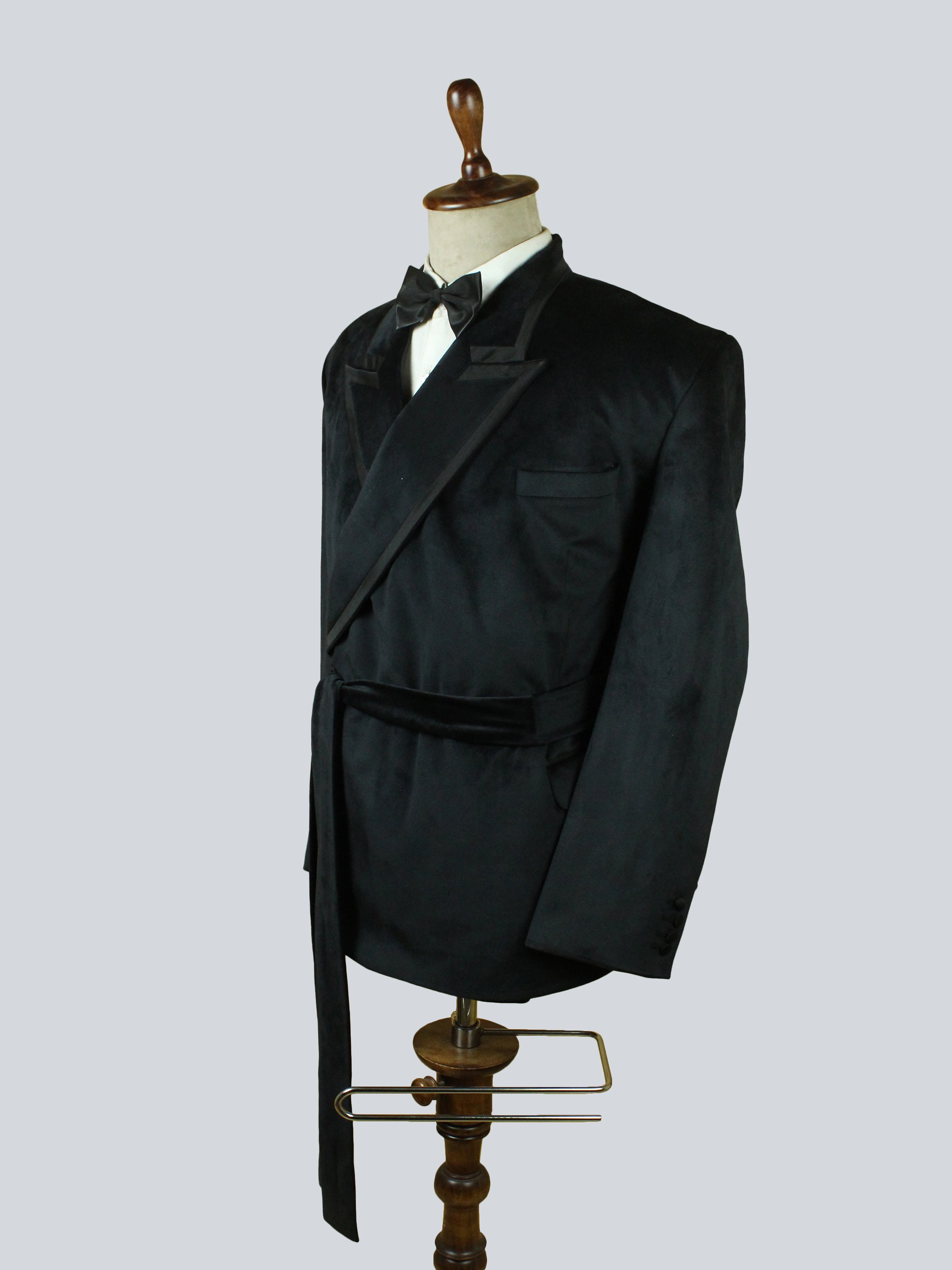 Black Velvet Peak Lapel Suit