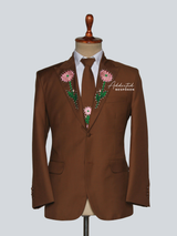 Floral Detail Statement Suit