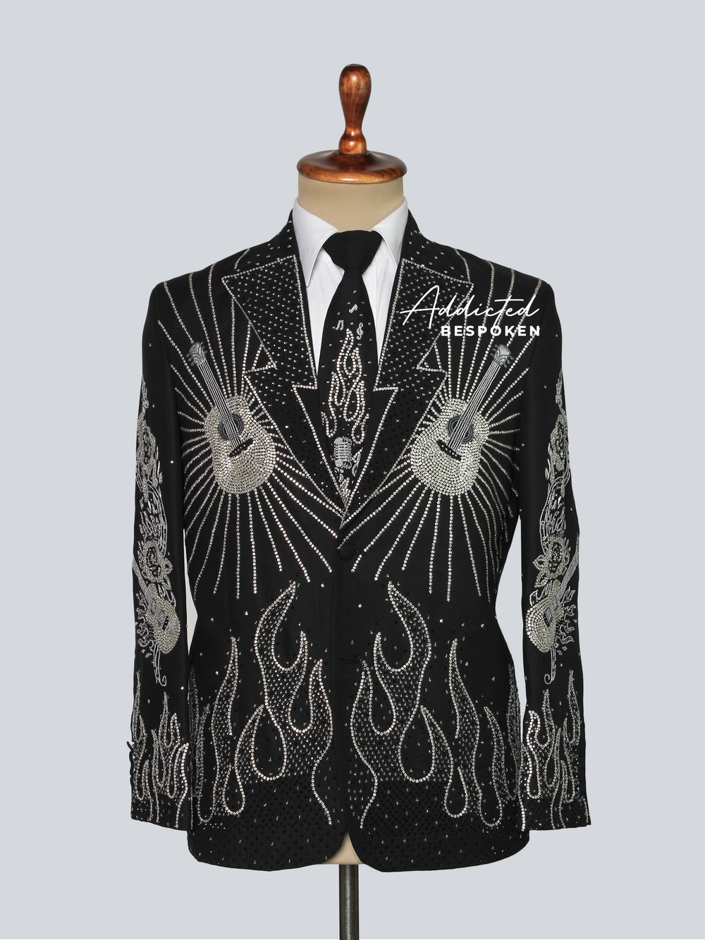 Rockstar Rhinestone Western Suit | Addicted Bespoken