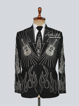 Rockstar Rhinestone Western Suit