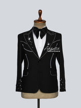 Starline Embroidered Tailored Suit